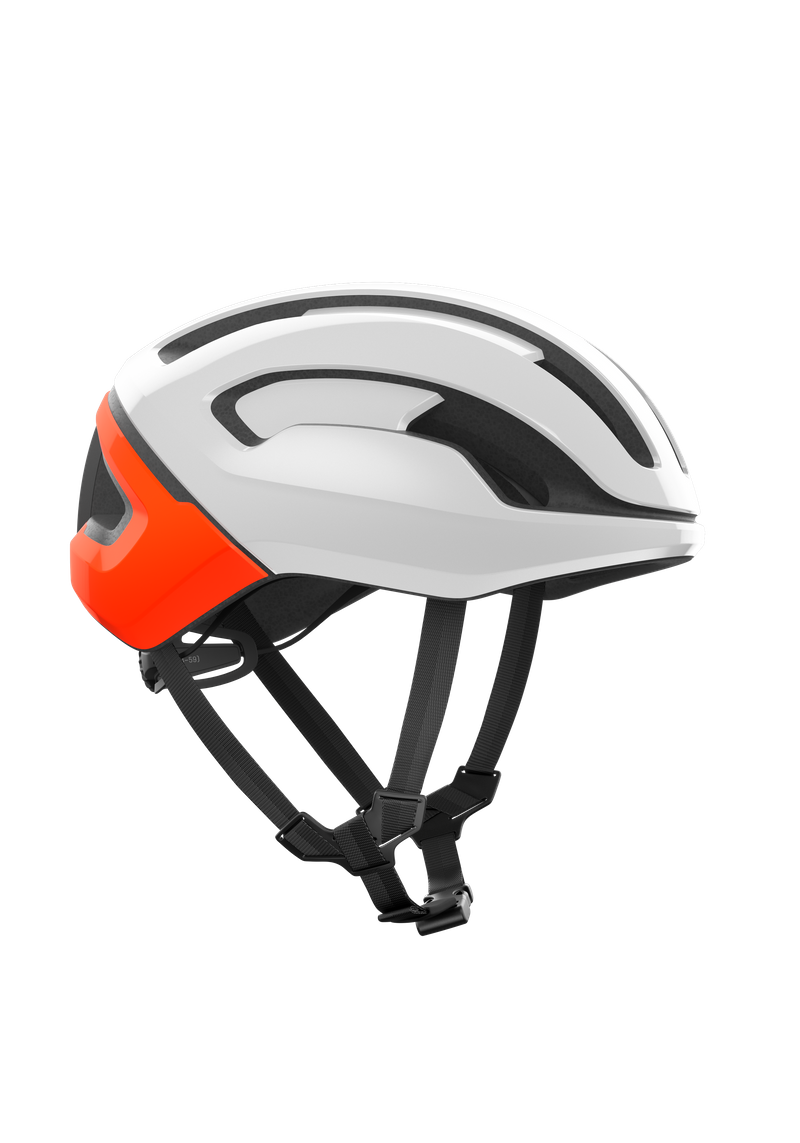 Omne Air MIPS Cycling Helmet in Hydrogen White/Fluorescent Orange