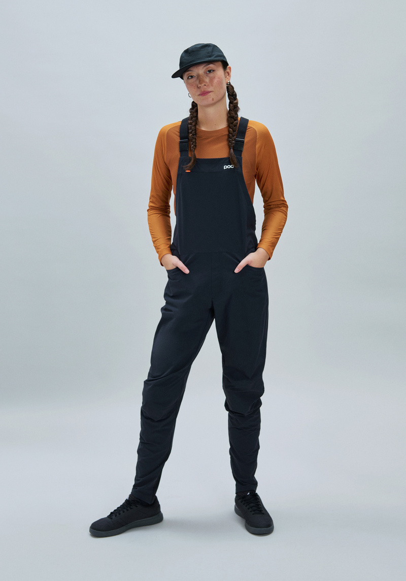Women's Motion MTB Dungaree in Uranium Black | Cycling Apparel