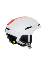 Obex BC MIPS Ski Helmet in Hydrogen White/Fluorescent Orange AVIP