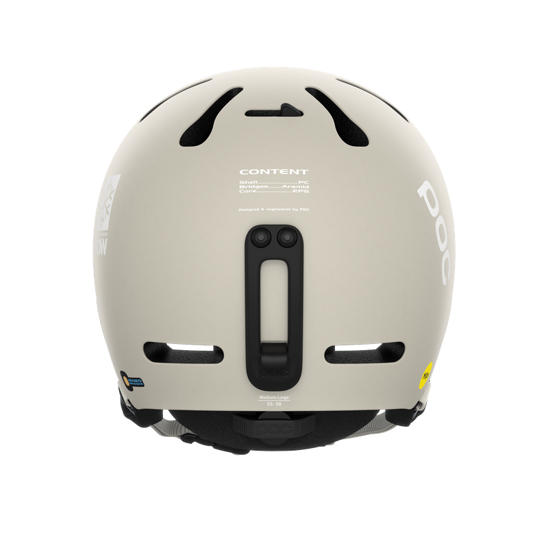 Fornix MIPS POW JJ Ski Helmet in Mineral Grey Matt | POC