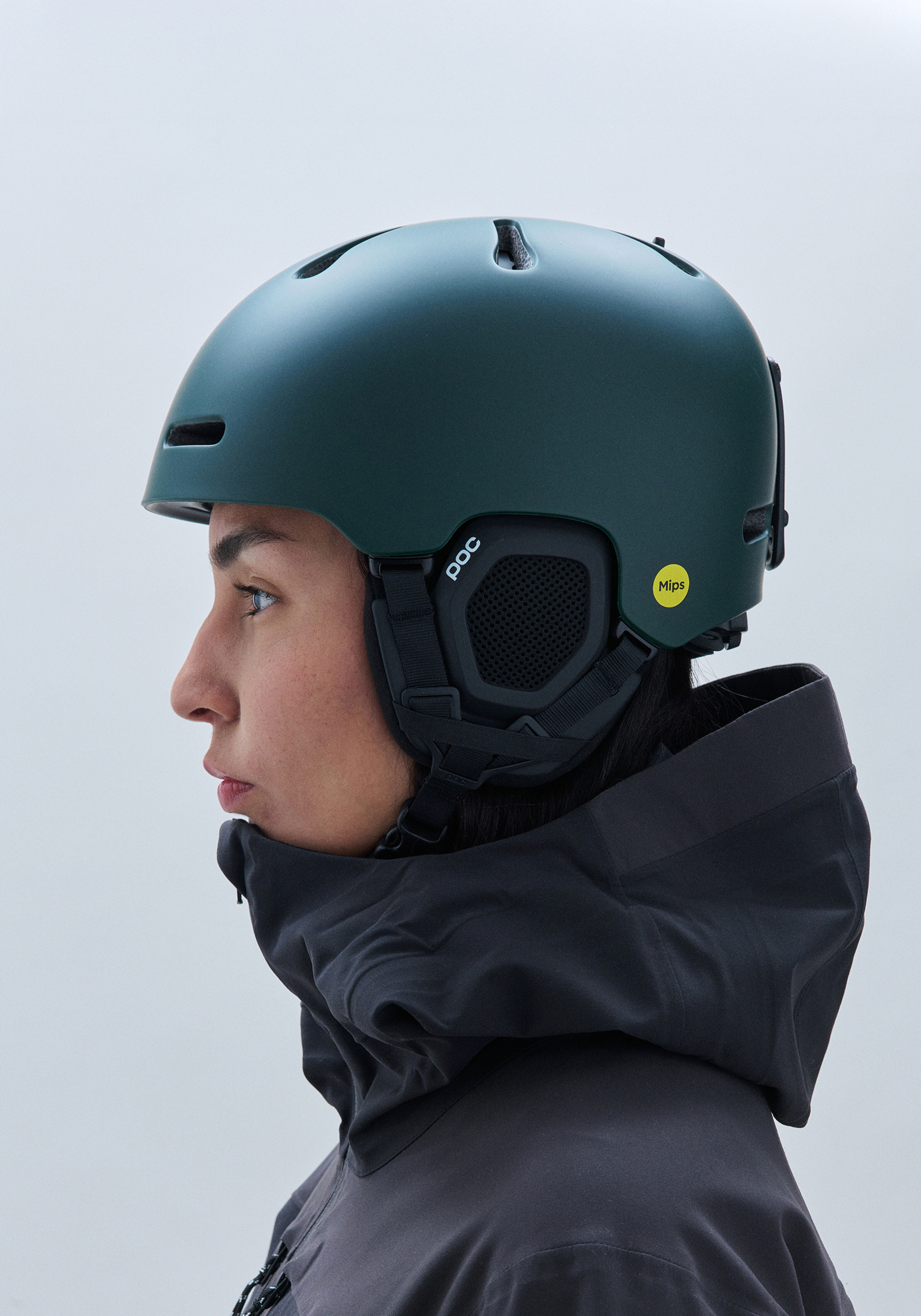 Fornix MIPS Ski Helmet in Pargasite Green Matt | POC (US)