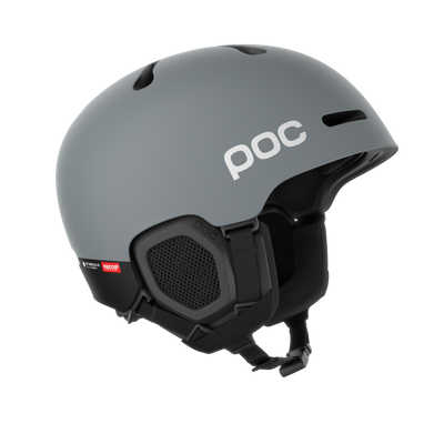 POC Fornix ヘルメット グレー Fornix MIPS POW JJ Ski Helmet in Mineral Grey Matt | POC