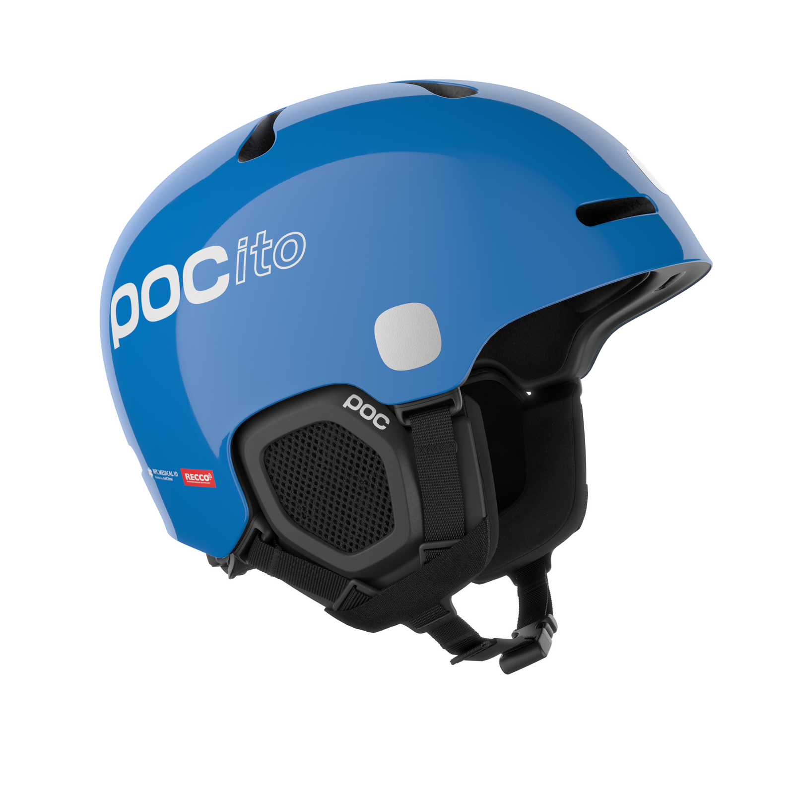 POC Fornix ヘルメット Strong Blue POCito Fornix MIPS Ski Helmet in Fluorescent Blue | POC