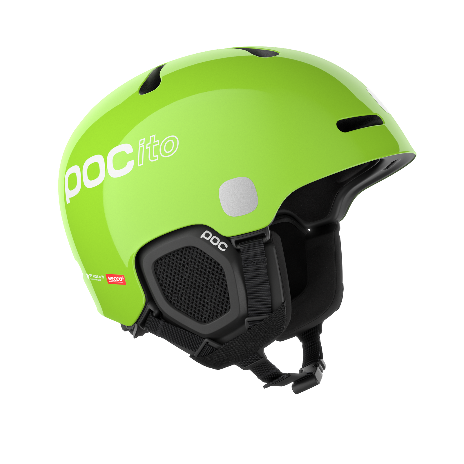POC オールマウンテンヘルメット　FORNIX MIPS オリーブ POCito Fornix MIPS Ski Helmet に Fluorescent Yellow/Green