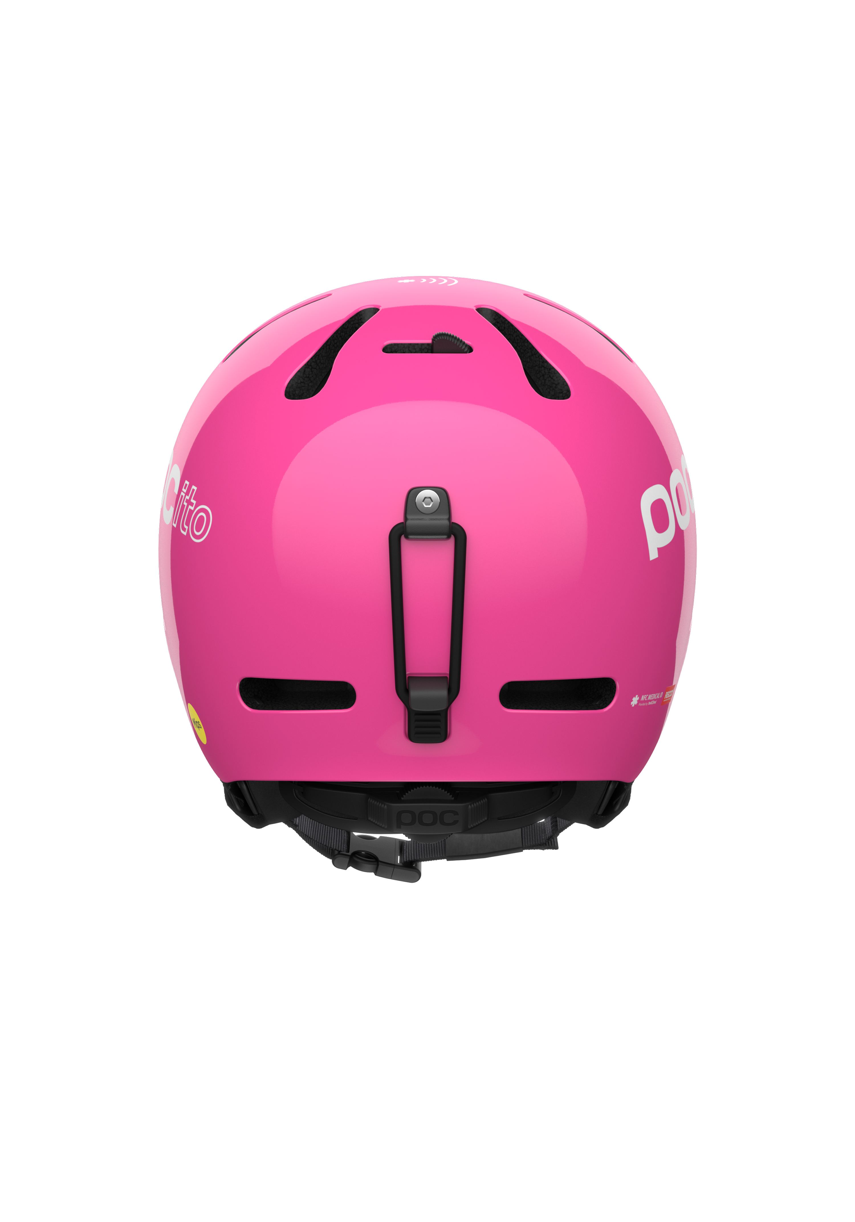 スキー・スノーボードアクセサリー POC POCITO FORNIX Fluorescent Pink MIPS POCito Fornix MIPS Ski Helmet in Fluorescent Pink | POC (CA)