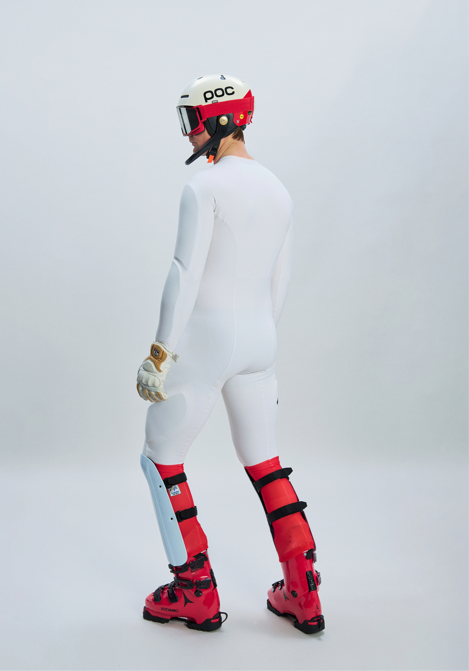 Shins Classic Ski Protection in Hydrogen White | POC (US)