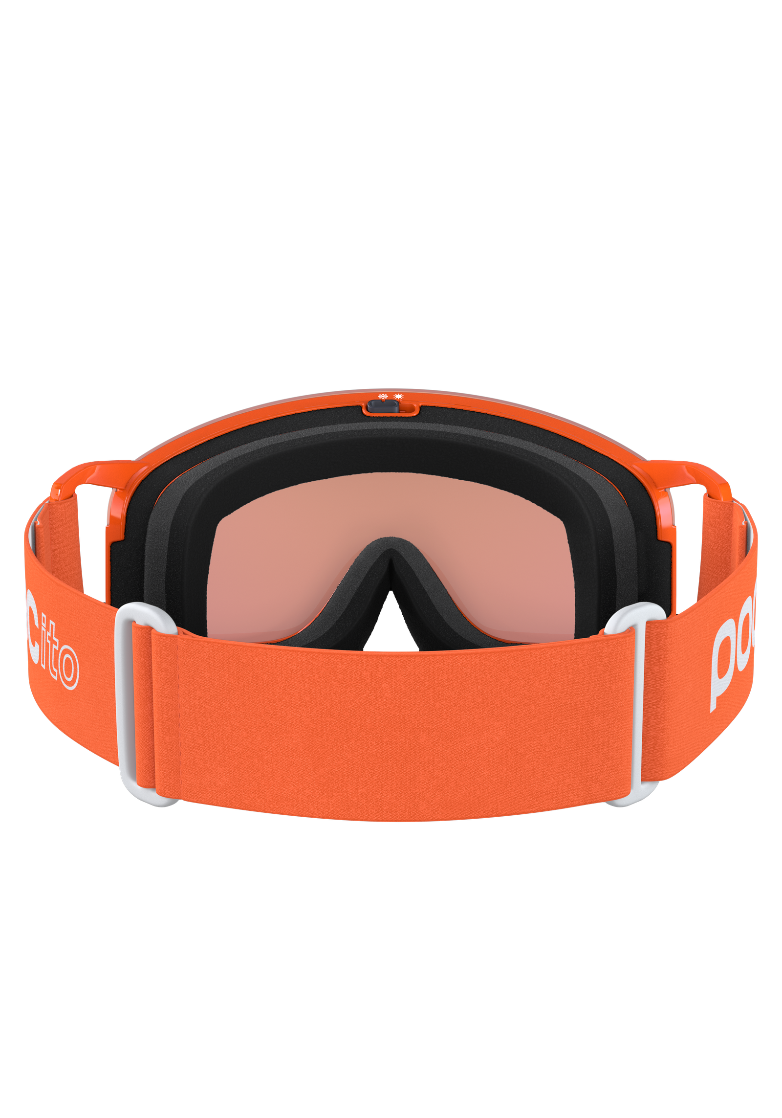 POCito Nexal Ski Googgles in Fluorescent Orange | Ski eyewear