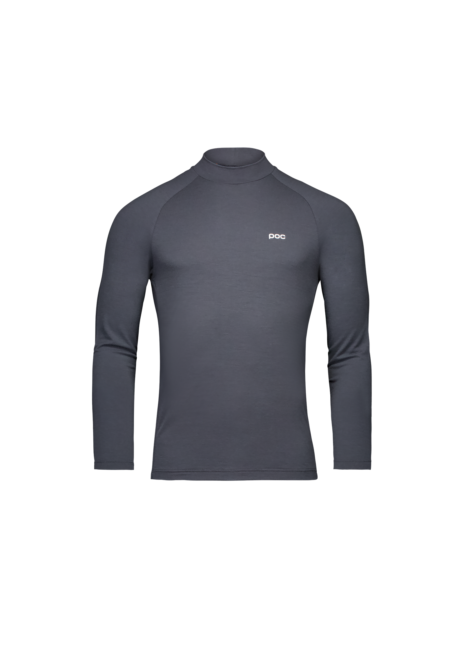 Men's Merino Baselayer Mock Neck Jersey in Sylvanite Grey | Ski