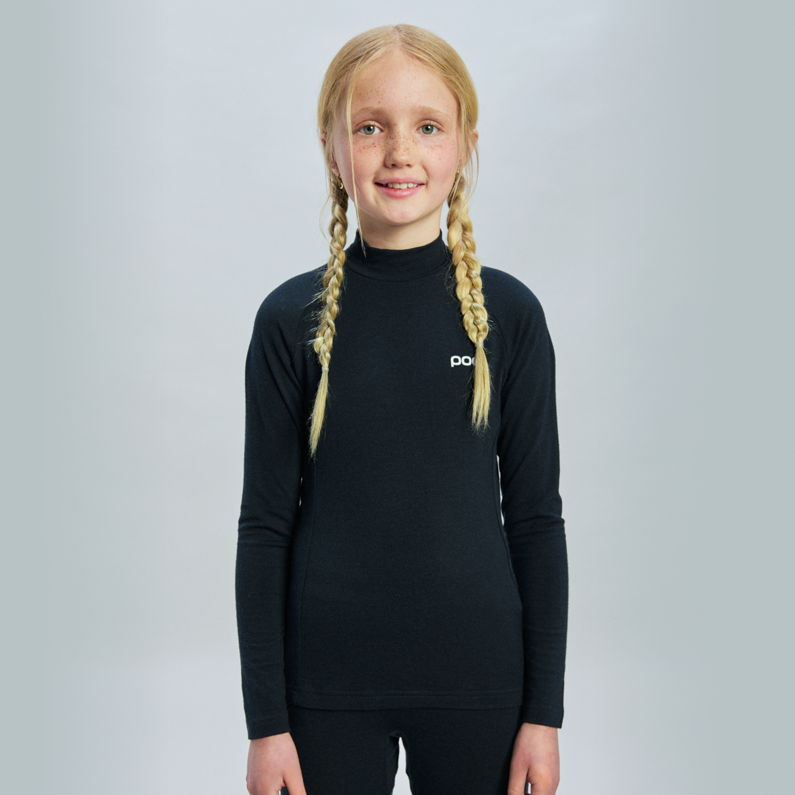 Youth Merino Baselayer Mock Neck Jersey - Image 4