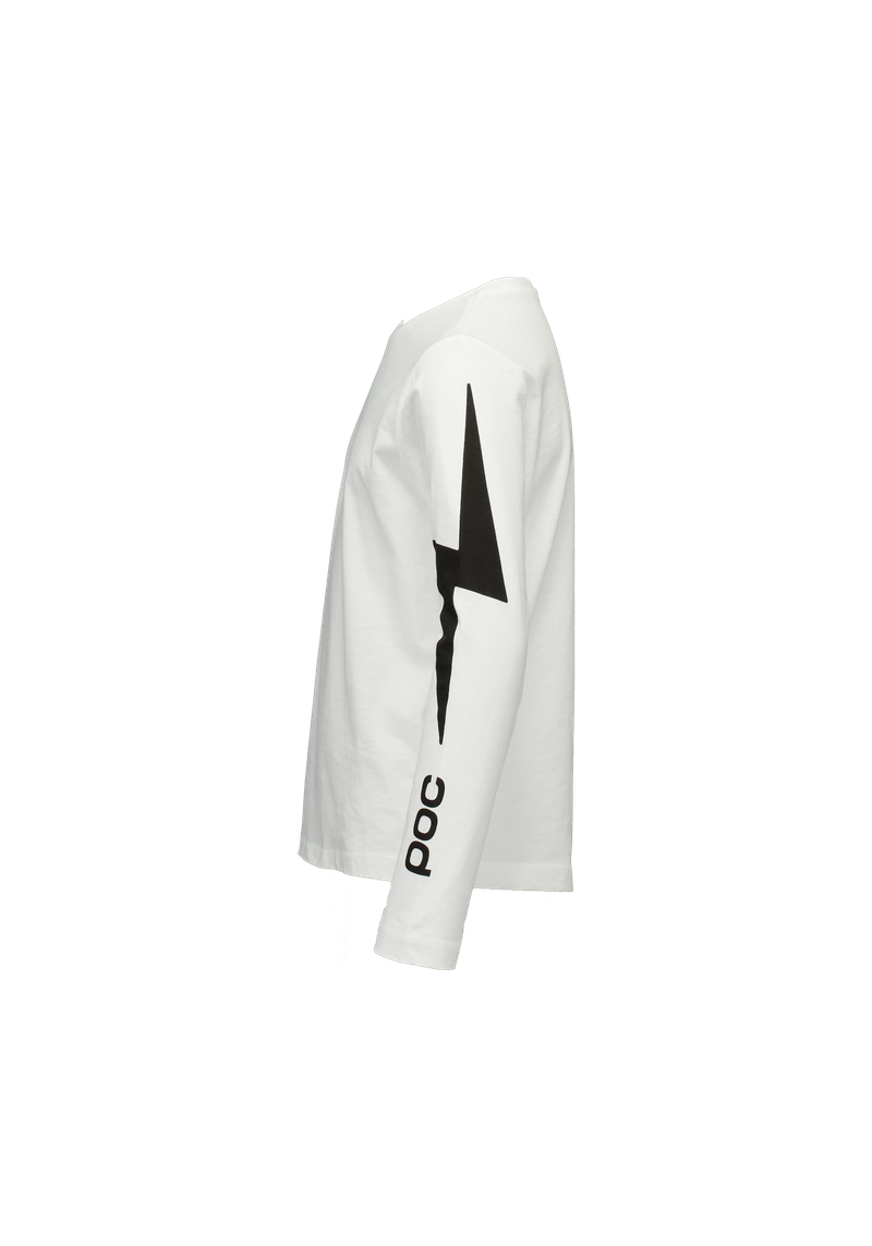 Men's POC Tee in Blixten White | Cycling Apparel | POC (SE)