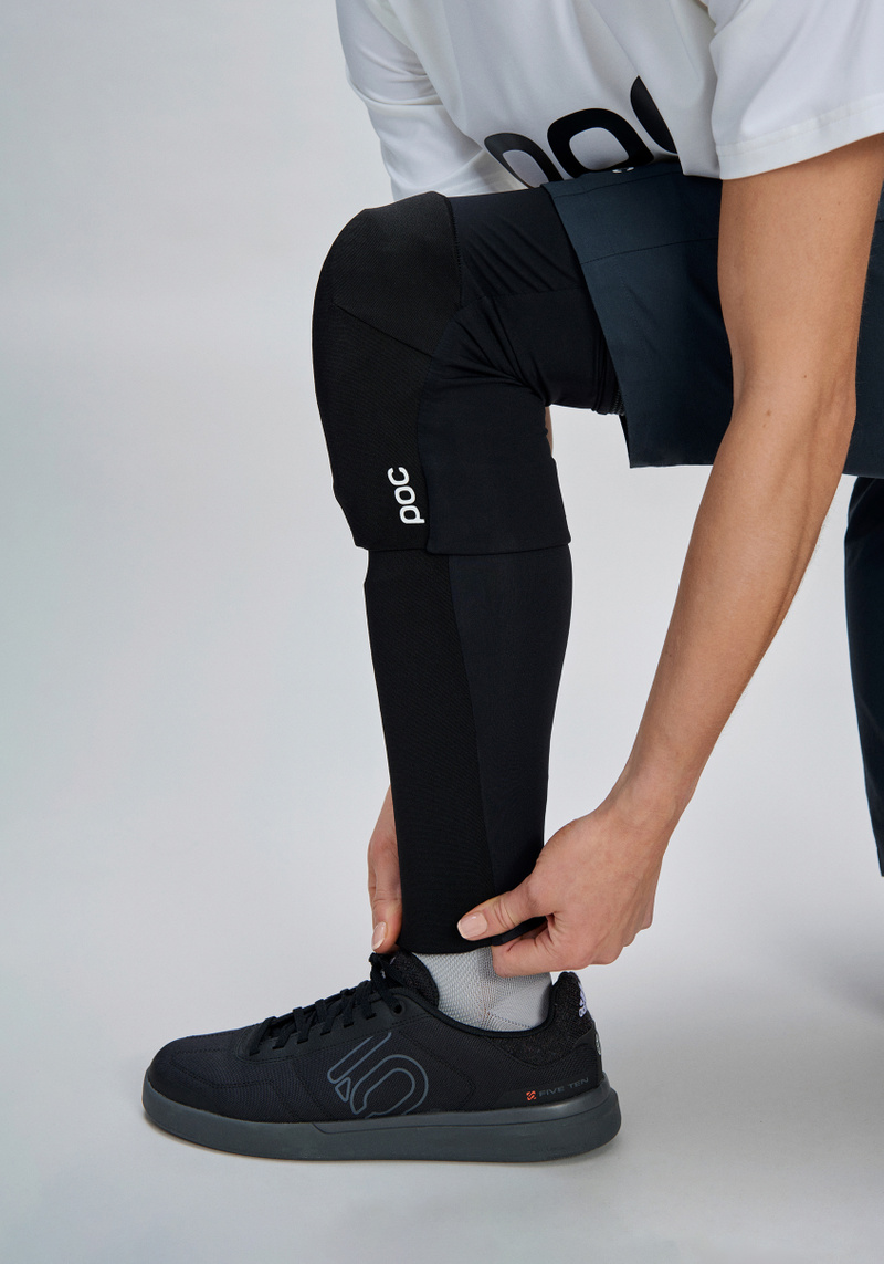 VPD Air Shins in Uranium Black | MTB Shin Guards for Enduro