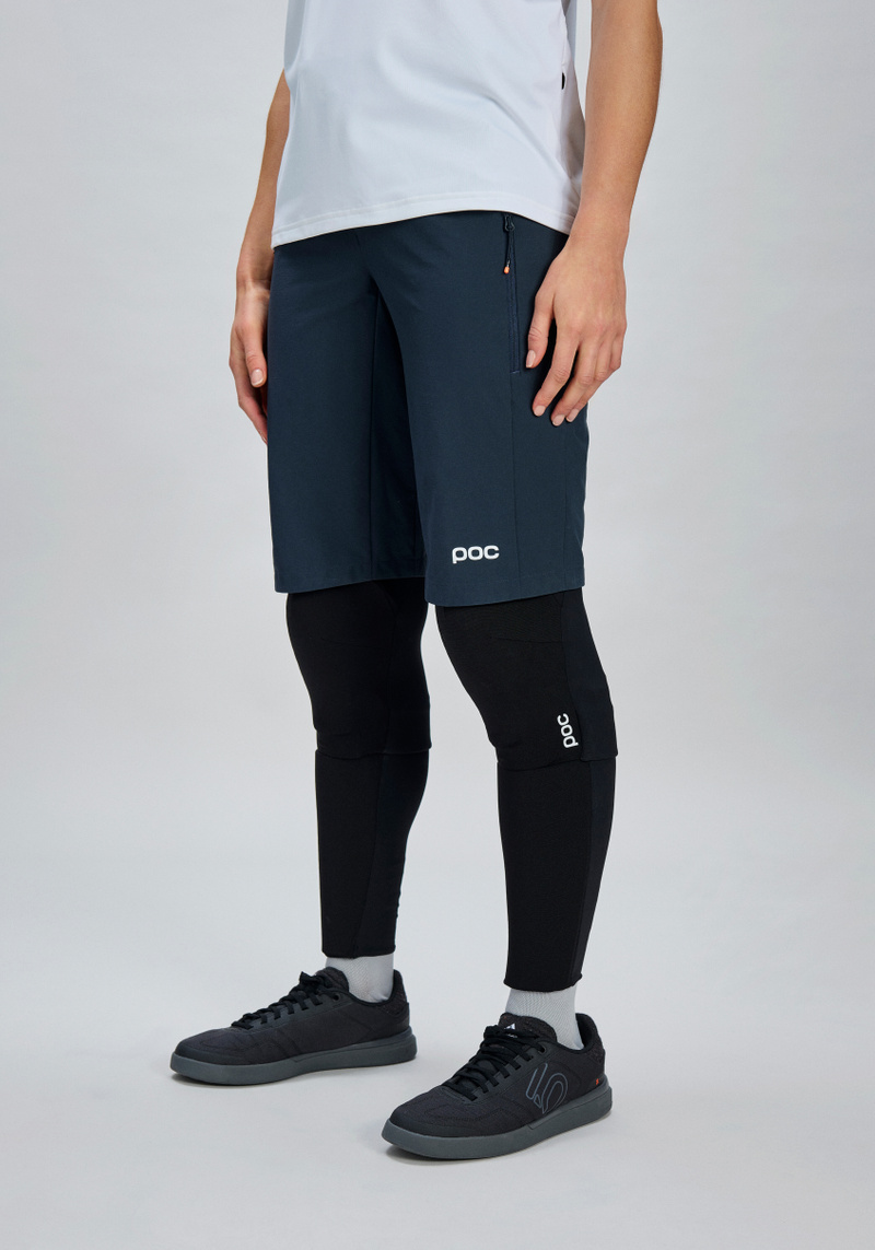 VPD Air Shins in Uranium Black | MTB Shin Guards for Enduro