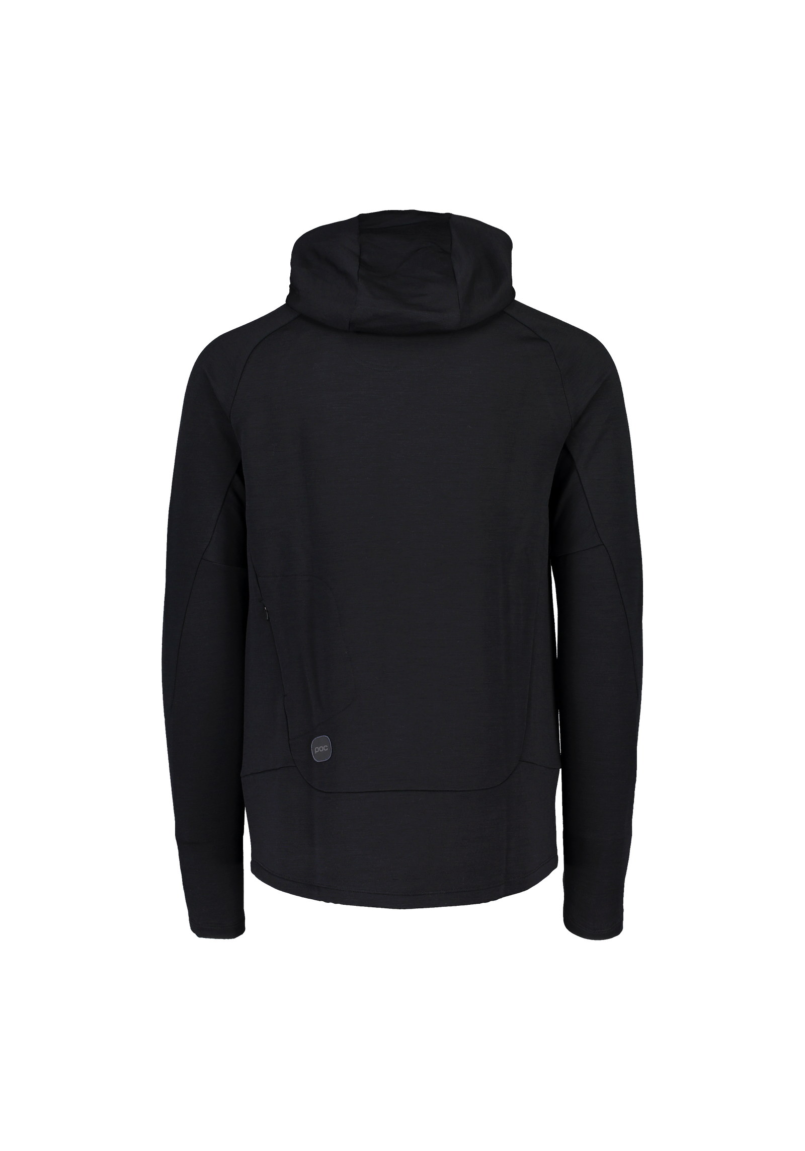 トップス poco Men's Merino Zip Hoodie in Uranium Black | Cycling Apparel | POC