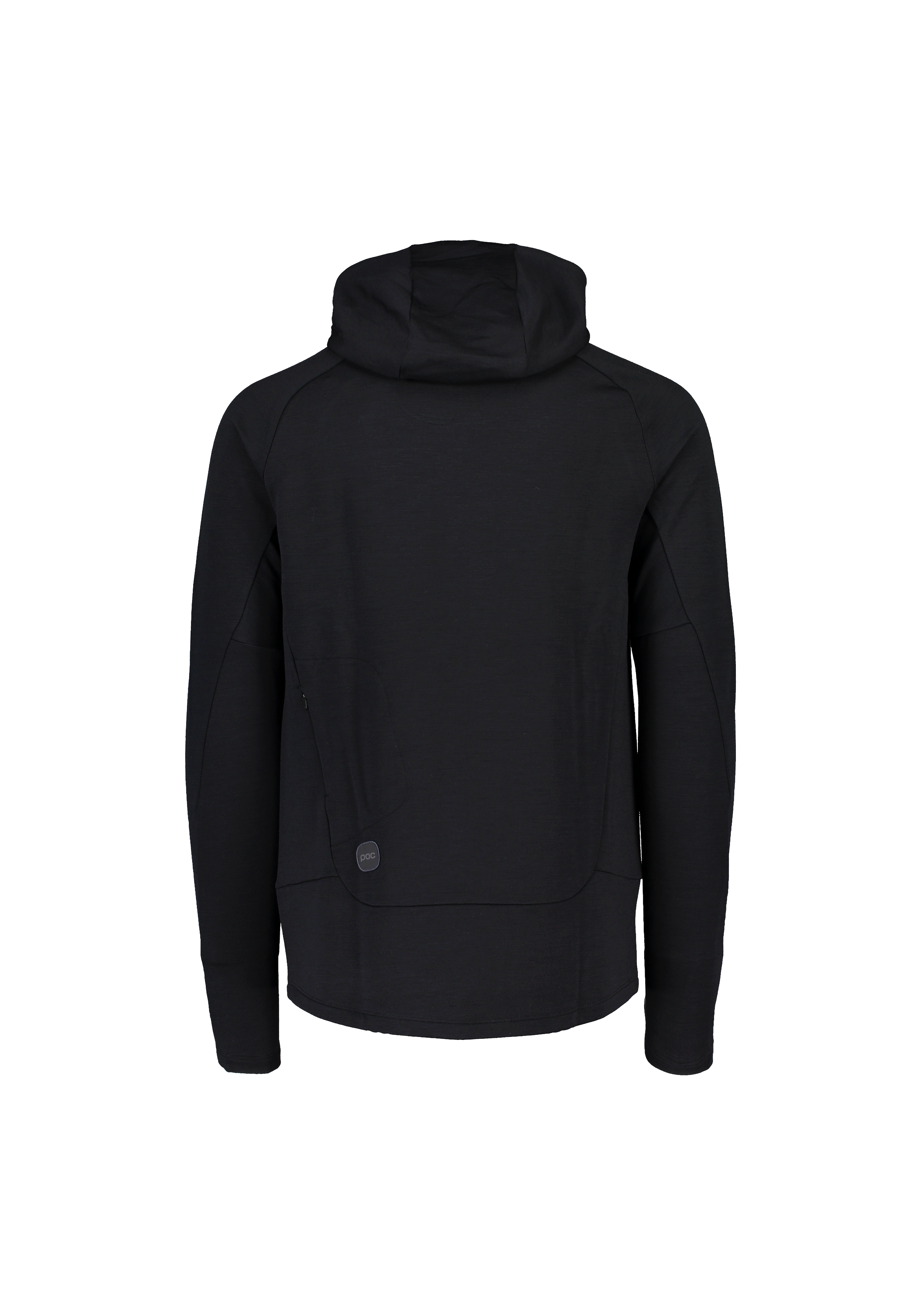 Men's Merino Zip Hoodie in Uranium Black | Cycling Apparel | POC