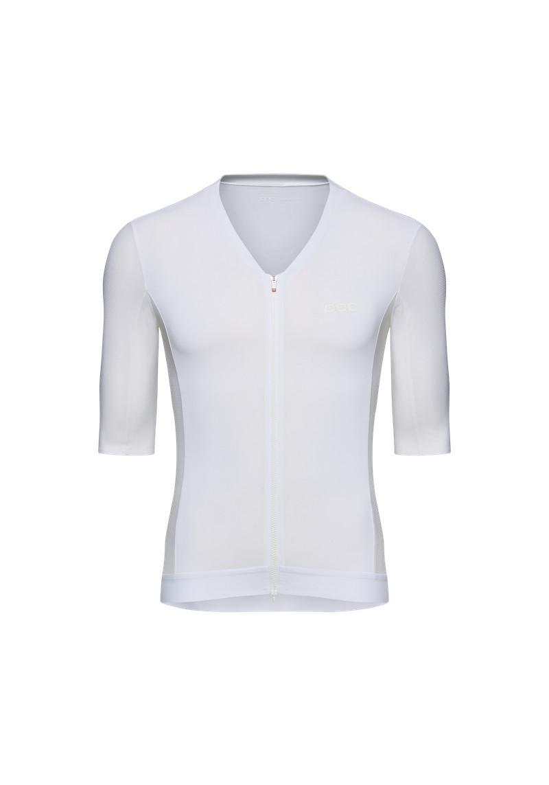 Veste Cycliste POC Homme, Taille S, Blanc/orange/marine, AVIP, Stretch 4 Voies