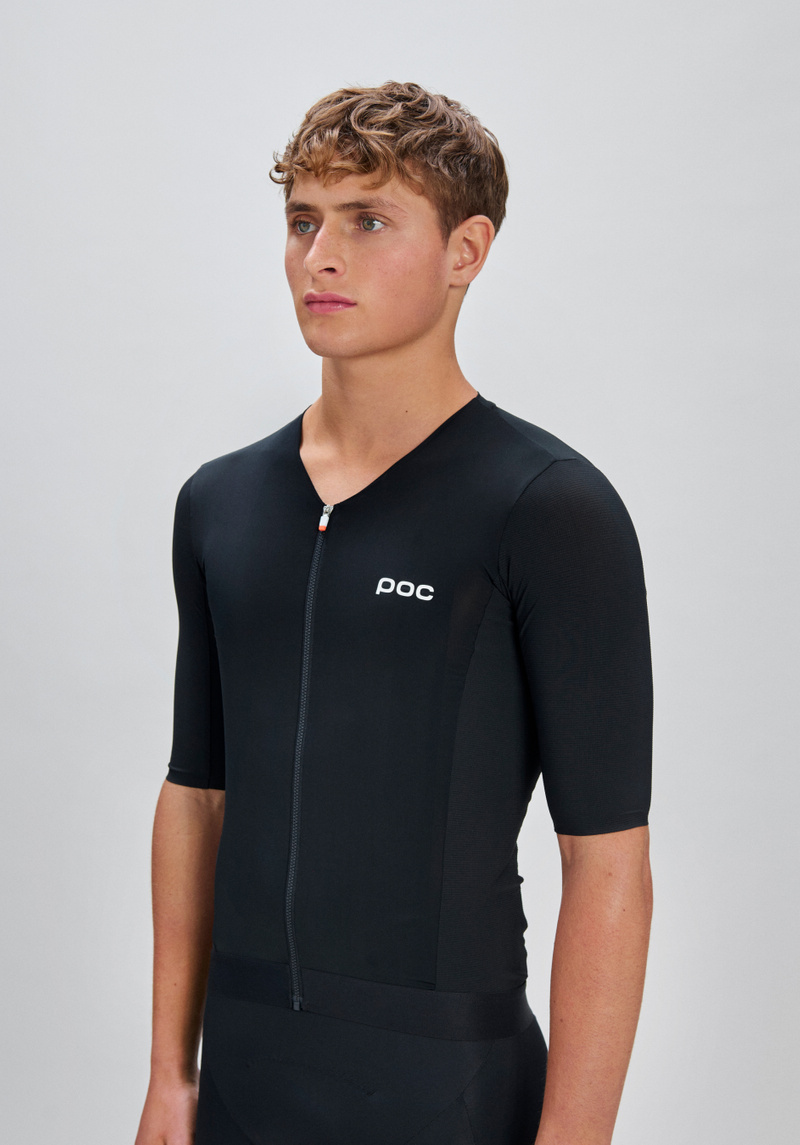 Raceday Short Sleeve Jersey in Uranium Black | Men's Road Cycling