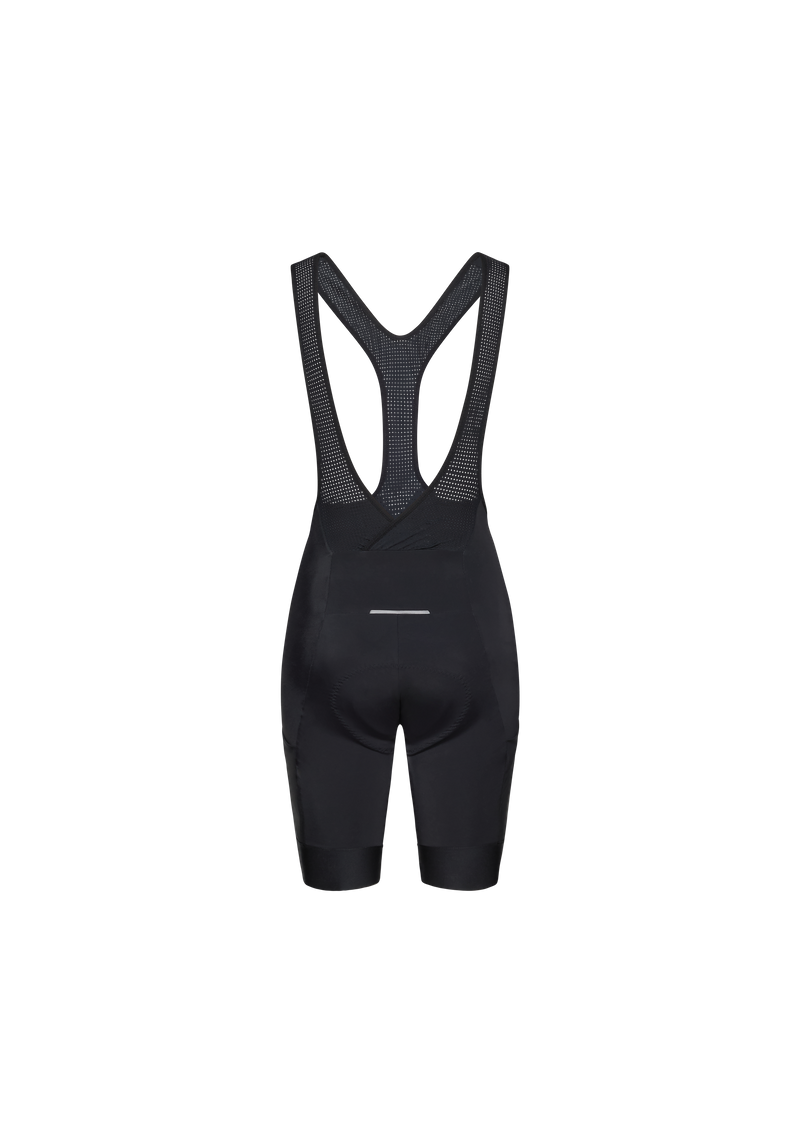 Women's Cadence Cargo Bib Shorts in Uranium Black | Road Cycling