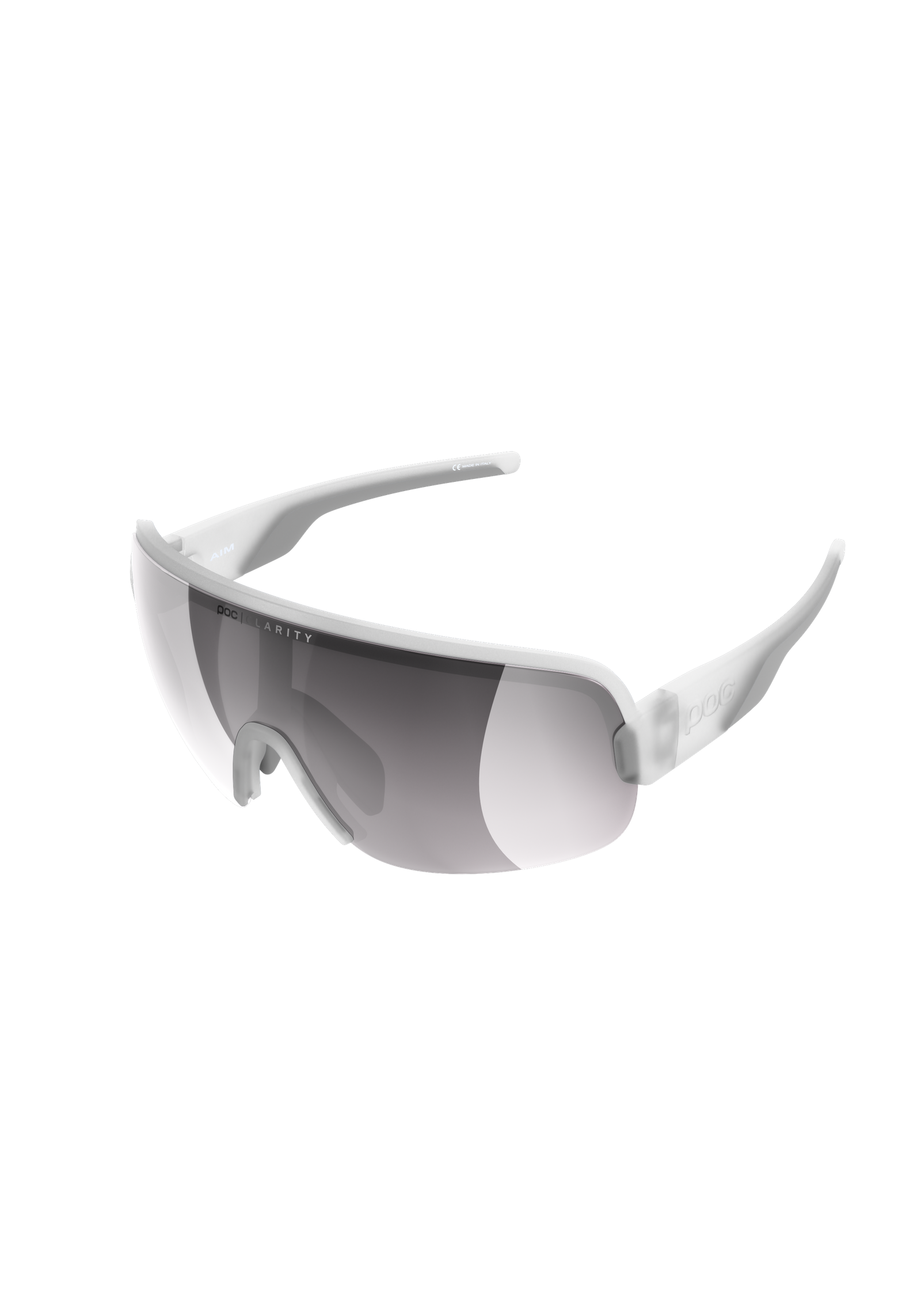 Aim Bike Sunglasses in Hydrogen White | Cycling Eyewear | POC