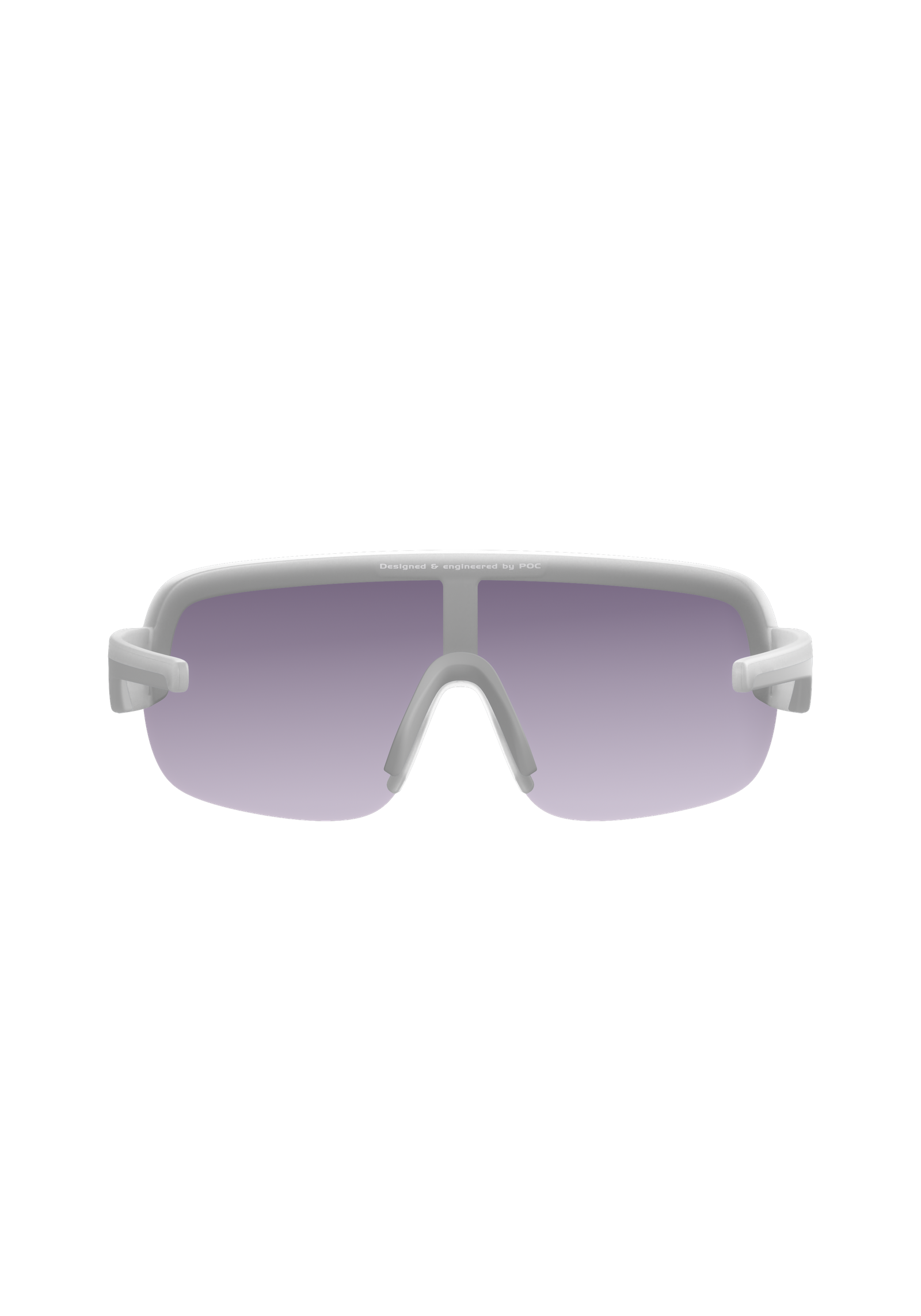 Aim Bike Sunglasses in Transparent Crystal | Cycling Eyewear | POC