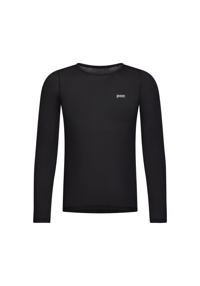 Men's Layer Mid Long Sleeve Jersey in Uranium Black | POC (SE)