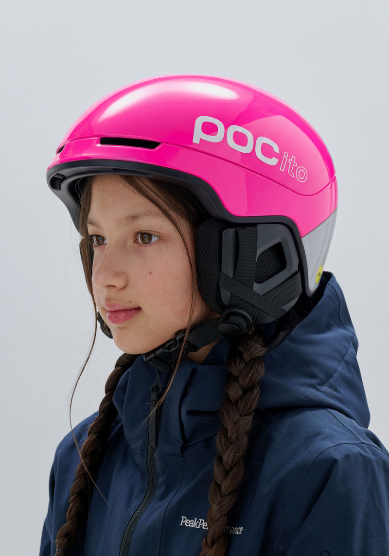 POCito Obex Mips Ski Helmet in Fluorescent Pink | POC (US)