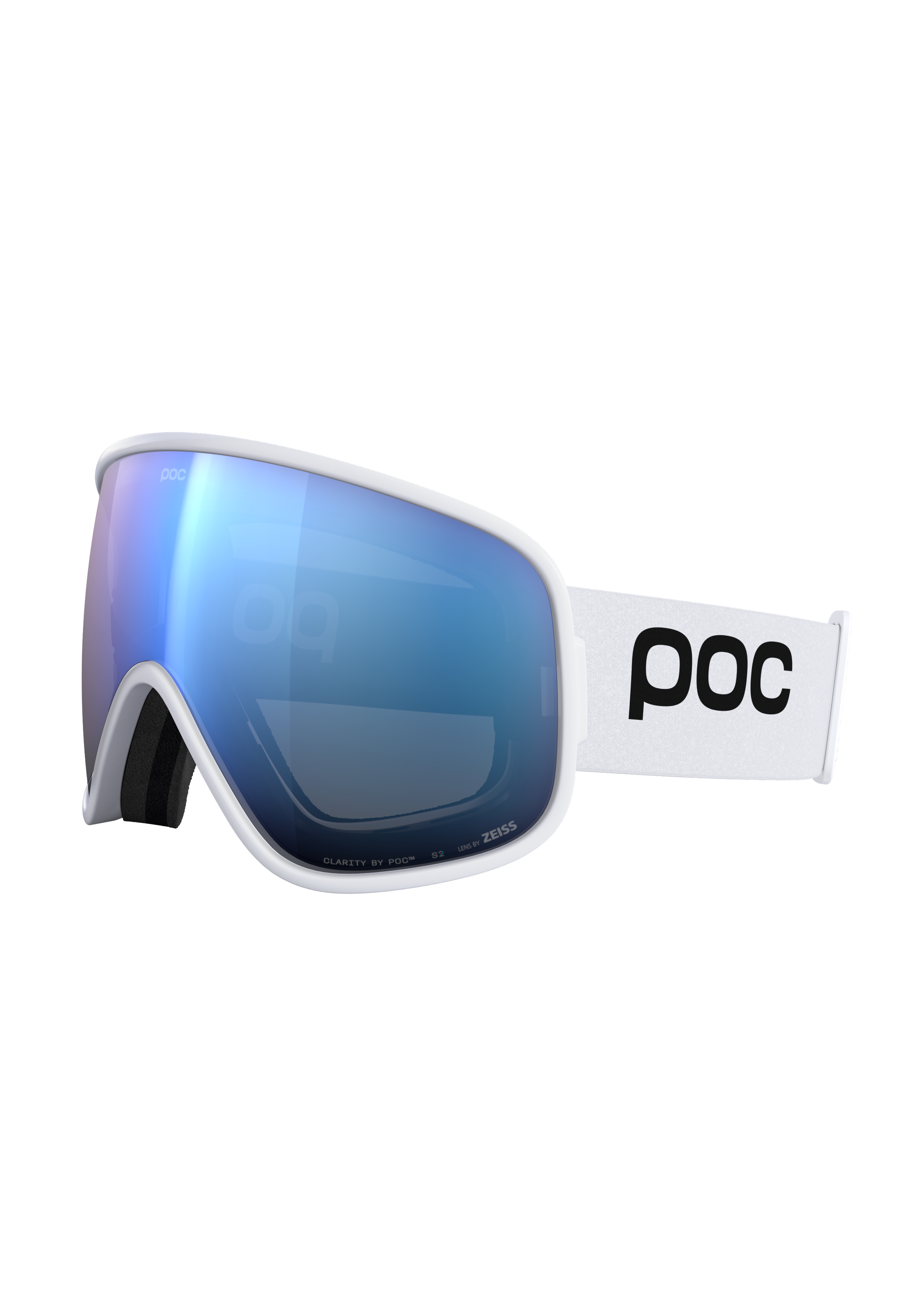 Vitrea Mid Wide Fit Ski Goggles in Hydrogen White | POC (SE)