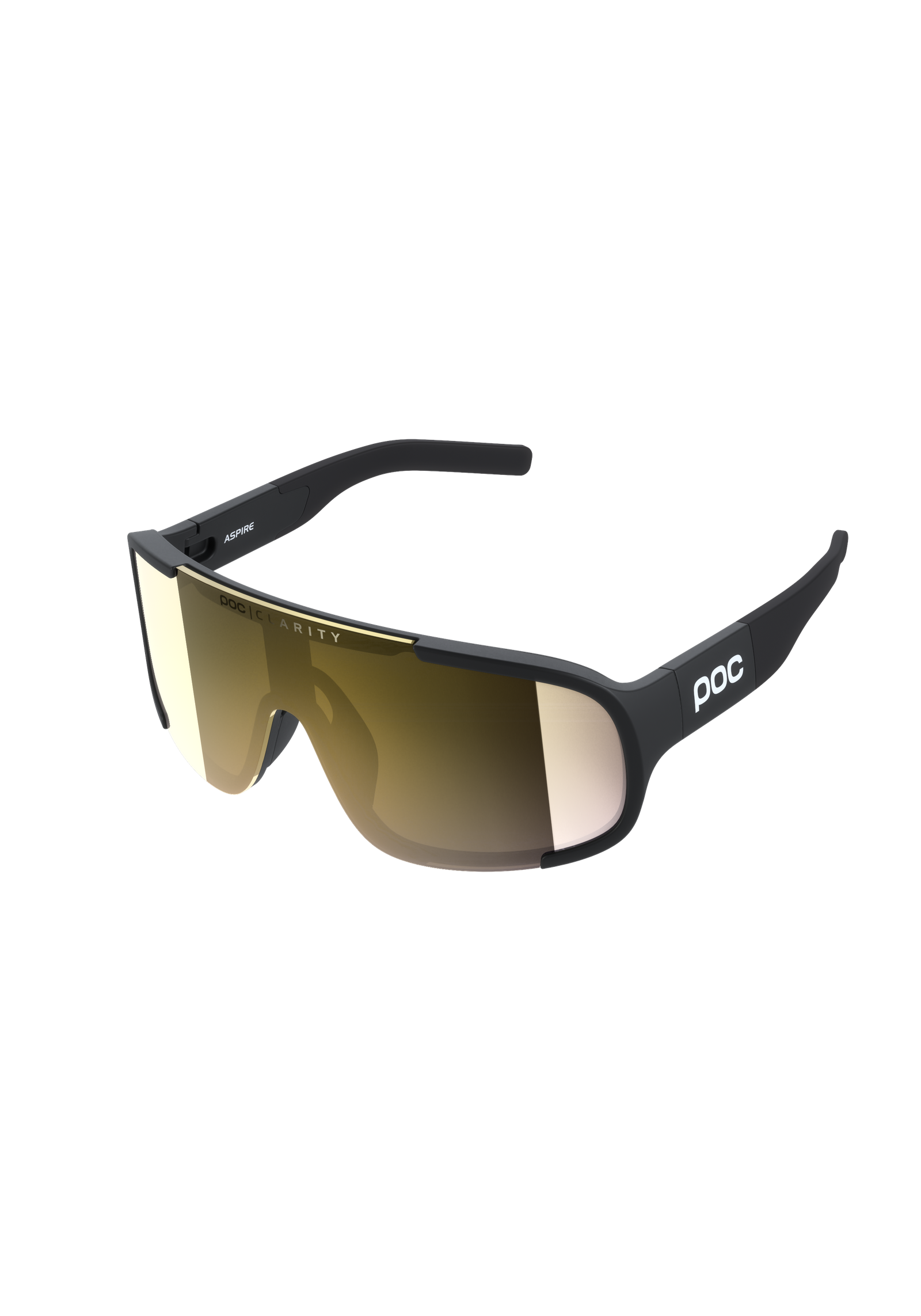 Aspire Bike Sunglasses in Uranium Black | Cycling Eyewear | POC