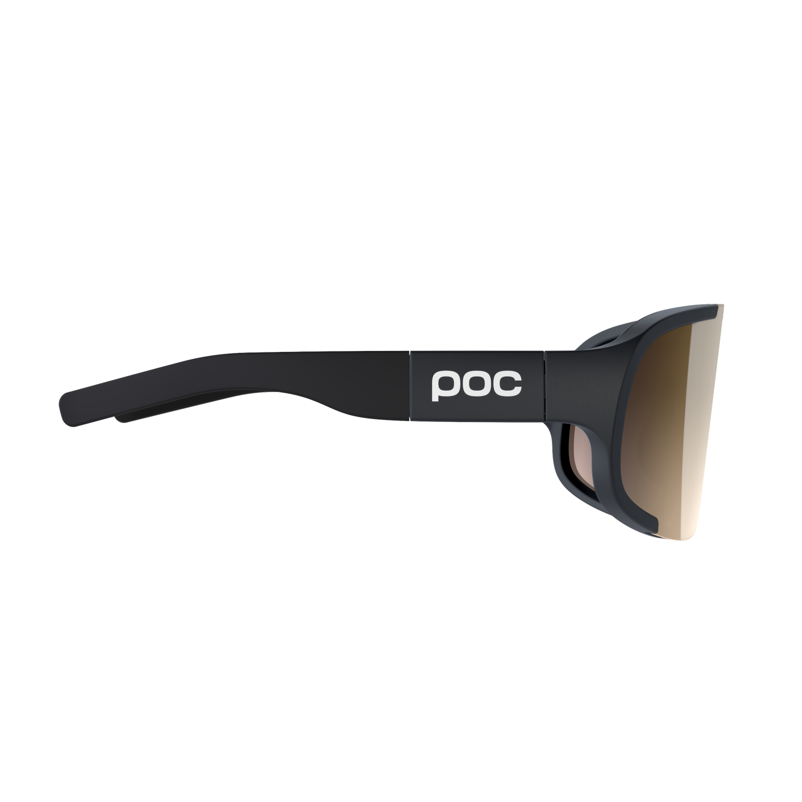 POC ポックASPIRE Uranium Black Aspire Mid Bike Sunglasses in Uranium Black | Cycling