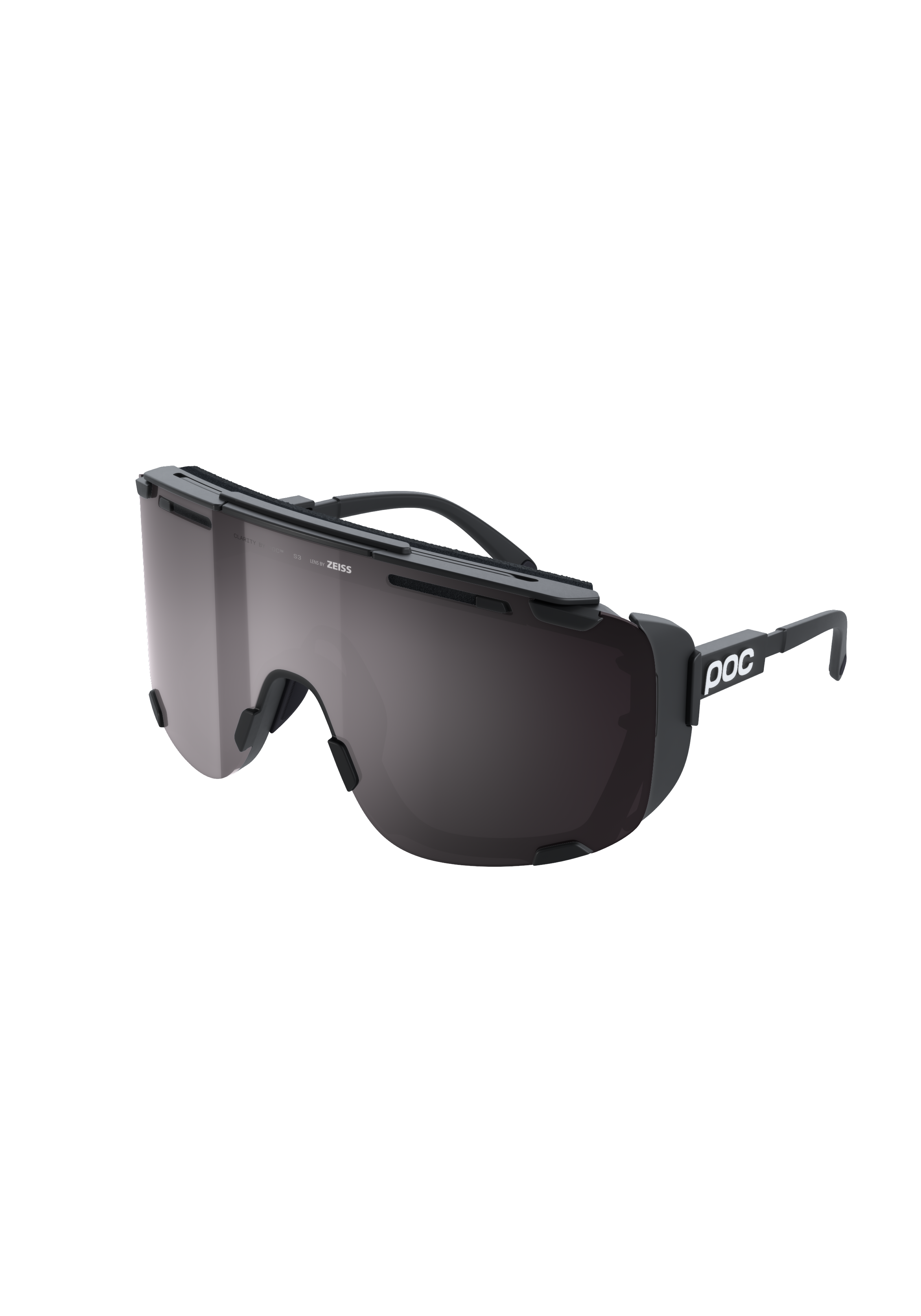 ウェア POC DEVOUR Uranium Black Translucent Devour Glacial Sunglasses in Uranium Black | Ski Eyewear | POC (US)