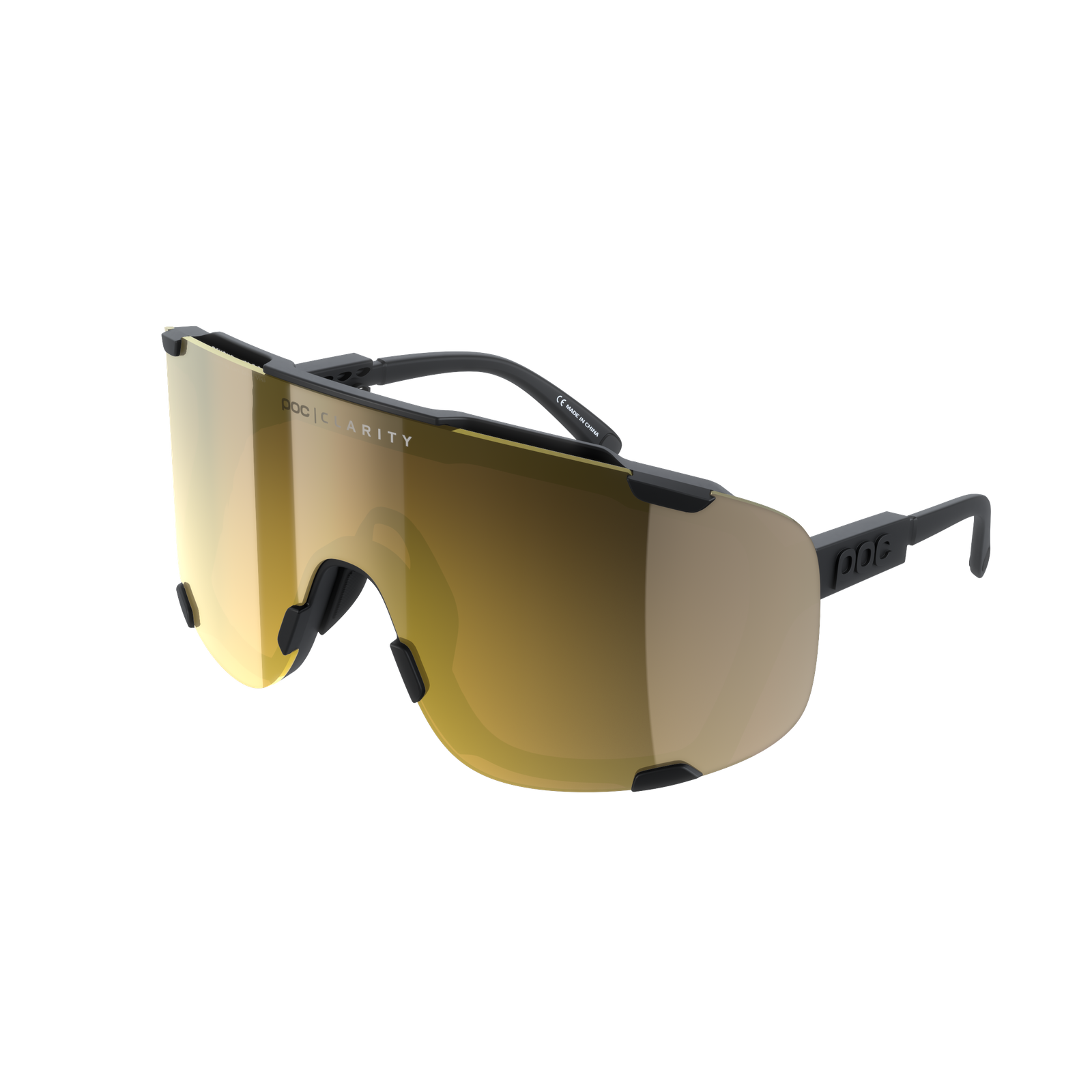 ウェア POC DEVOUR Uranium Black Translucent Devour Bike Sunglasses in Uranium Black | Cycling Eyewear