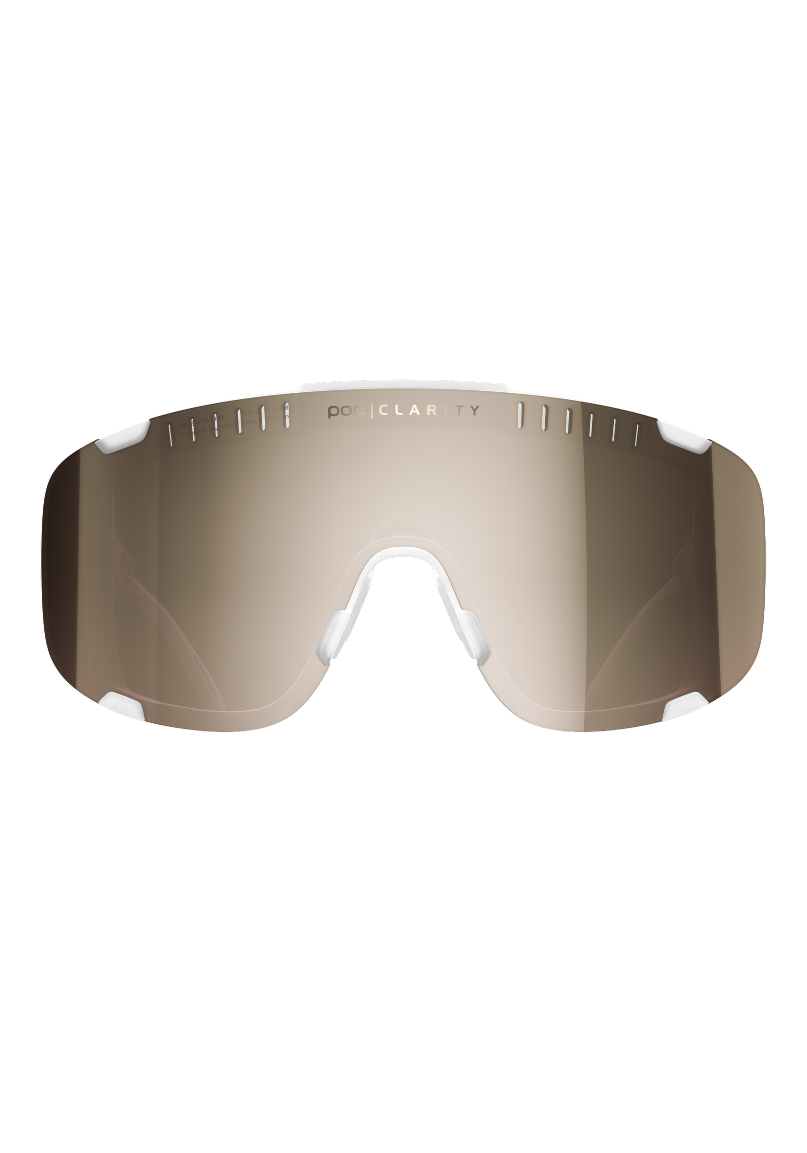 Devour Bike Sunglasses in Transparent Crystal | Cycling Eyewear