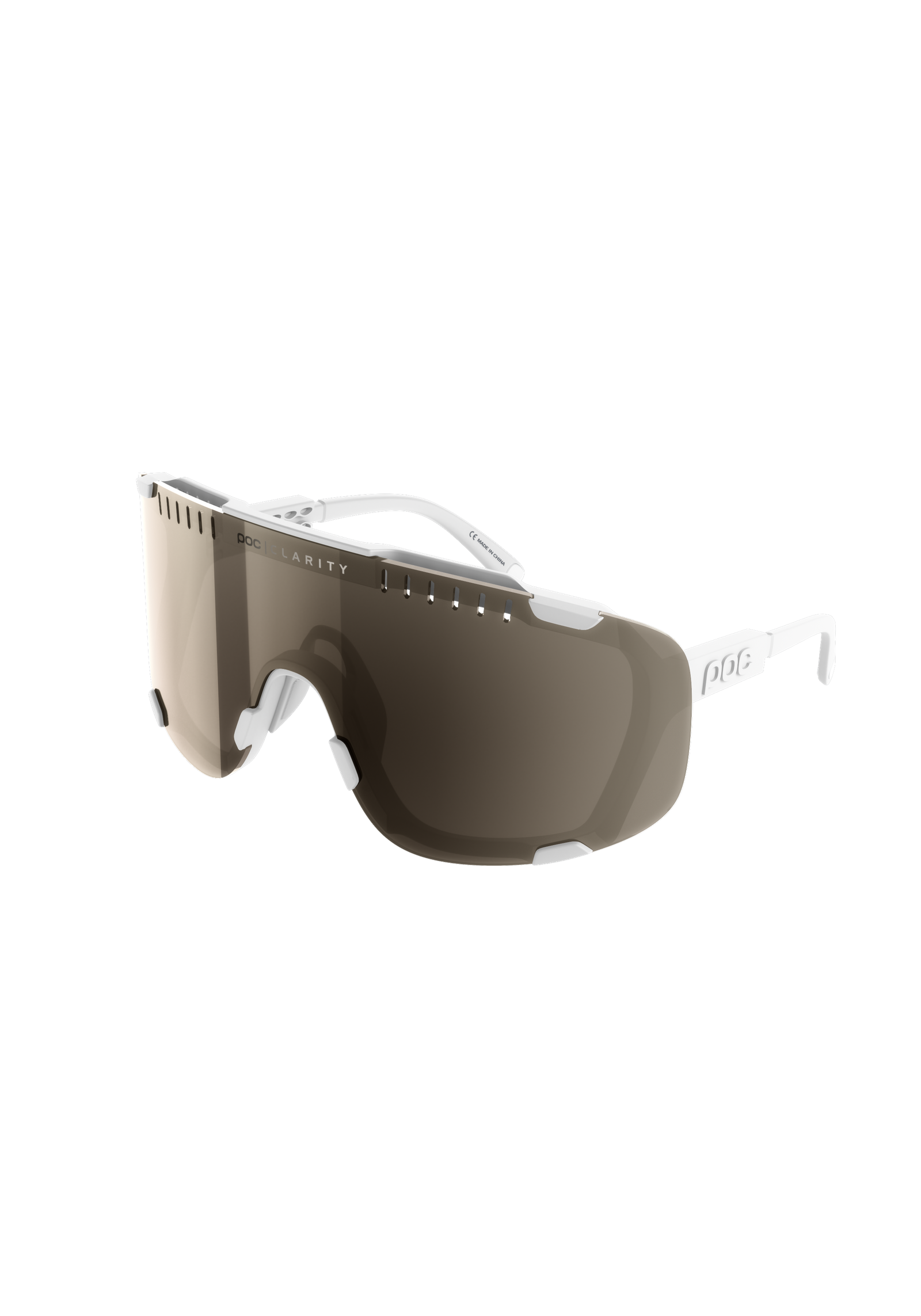 Devour Wide Fit Bike Sunglasses in Hydrogen White | Cycling