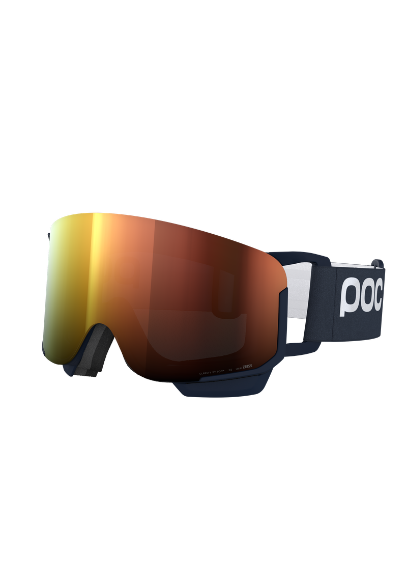 Nexal Mid Ski Goggles in Prismane Red | Ski Eyewear | POC (US)