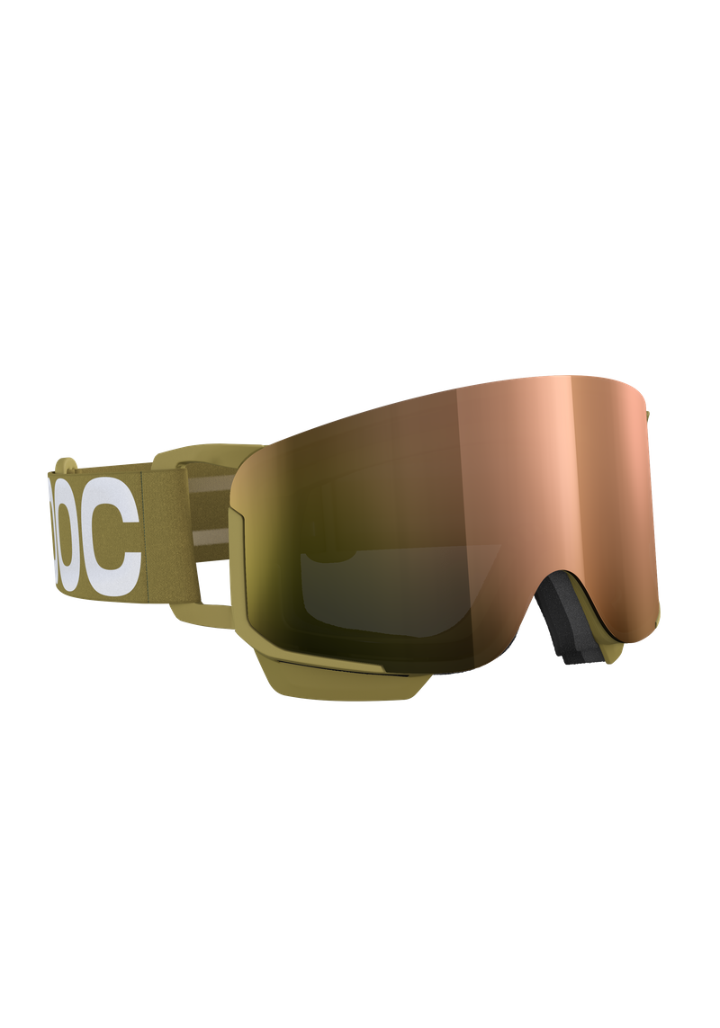 Nexal Mid Ski Goggles in Olivine Green | Ski Eyewear | POC (US)