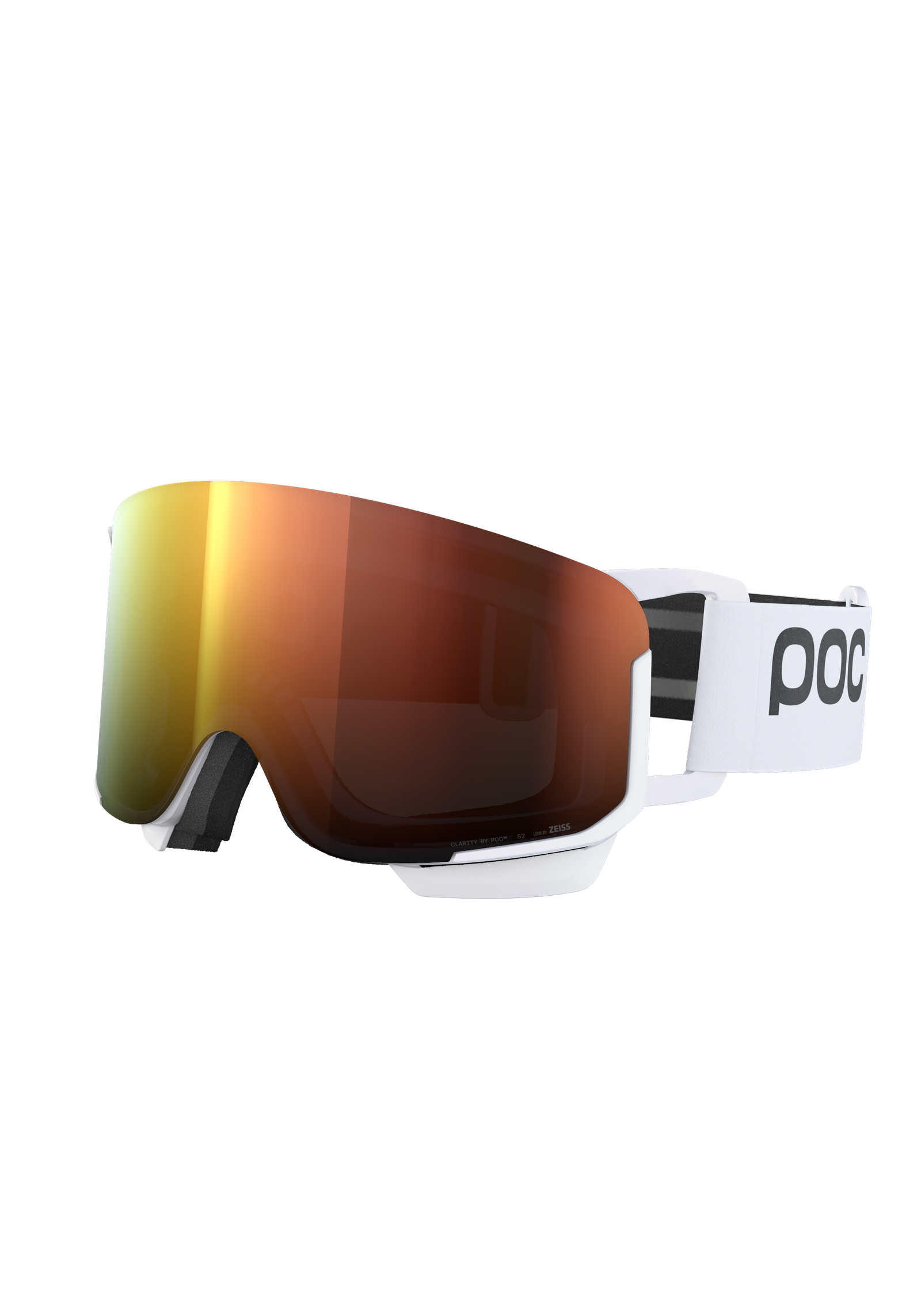 Nexal Mid Ski Goggles in Hydrogen White | Ski Eyewear | POC (CA)