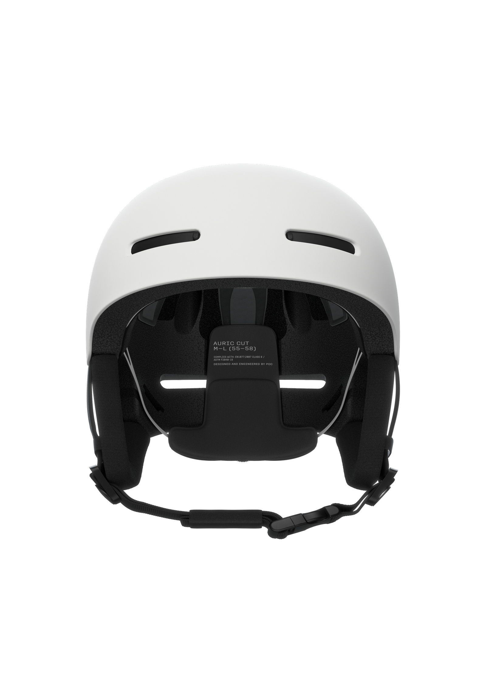 Auric Cut Ski Helmet in Matt White | POC (Global EN)