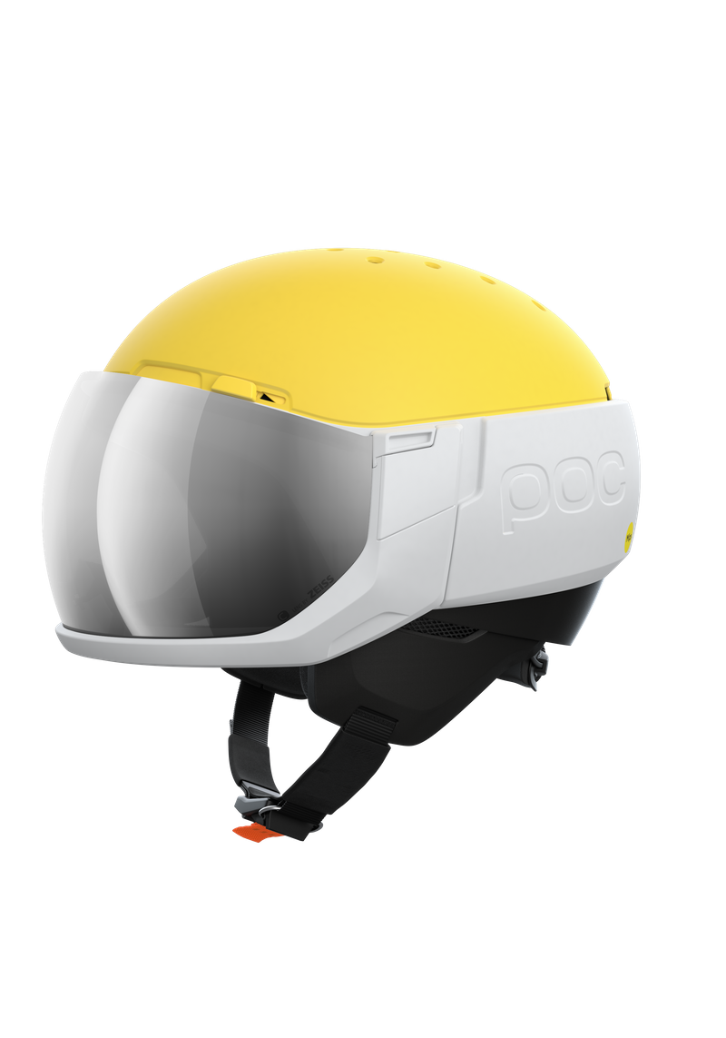 Levator MIPS Ski Helmet in Hydrogen White/Aventurine Yellow Matt