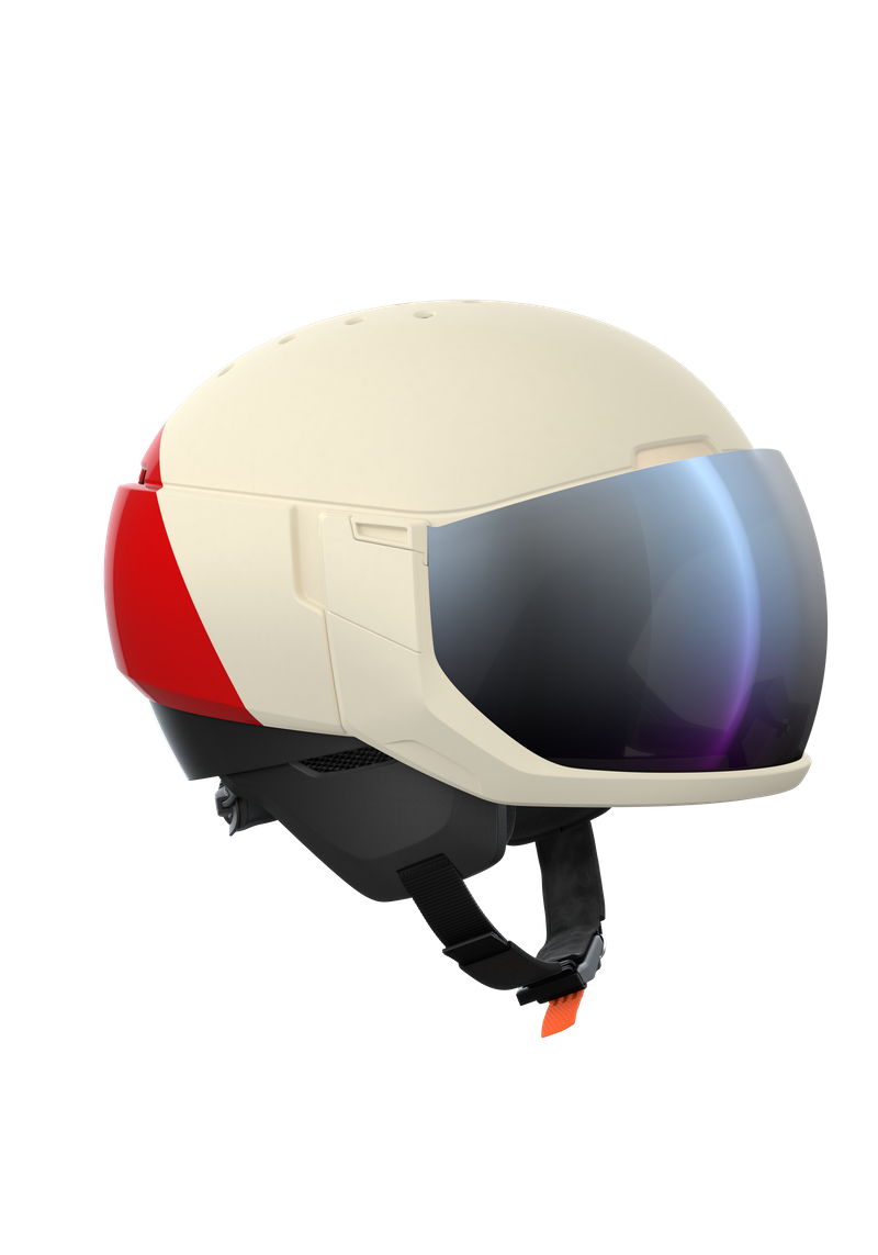 Levator MIPS Ski Helmet in Rouge/Blanc | POC (SE)