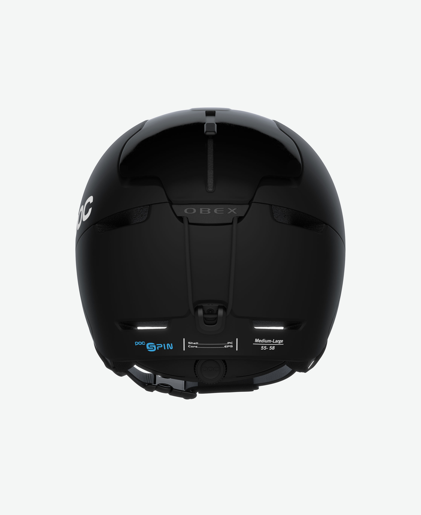 Obex SPIN Ski Helmet in Uranium Black | POC united states