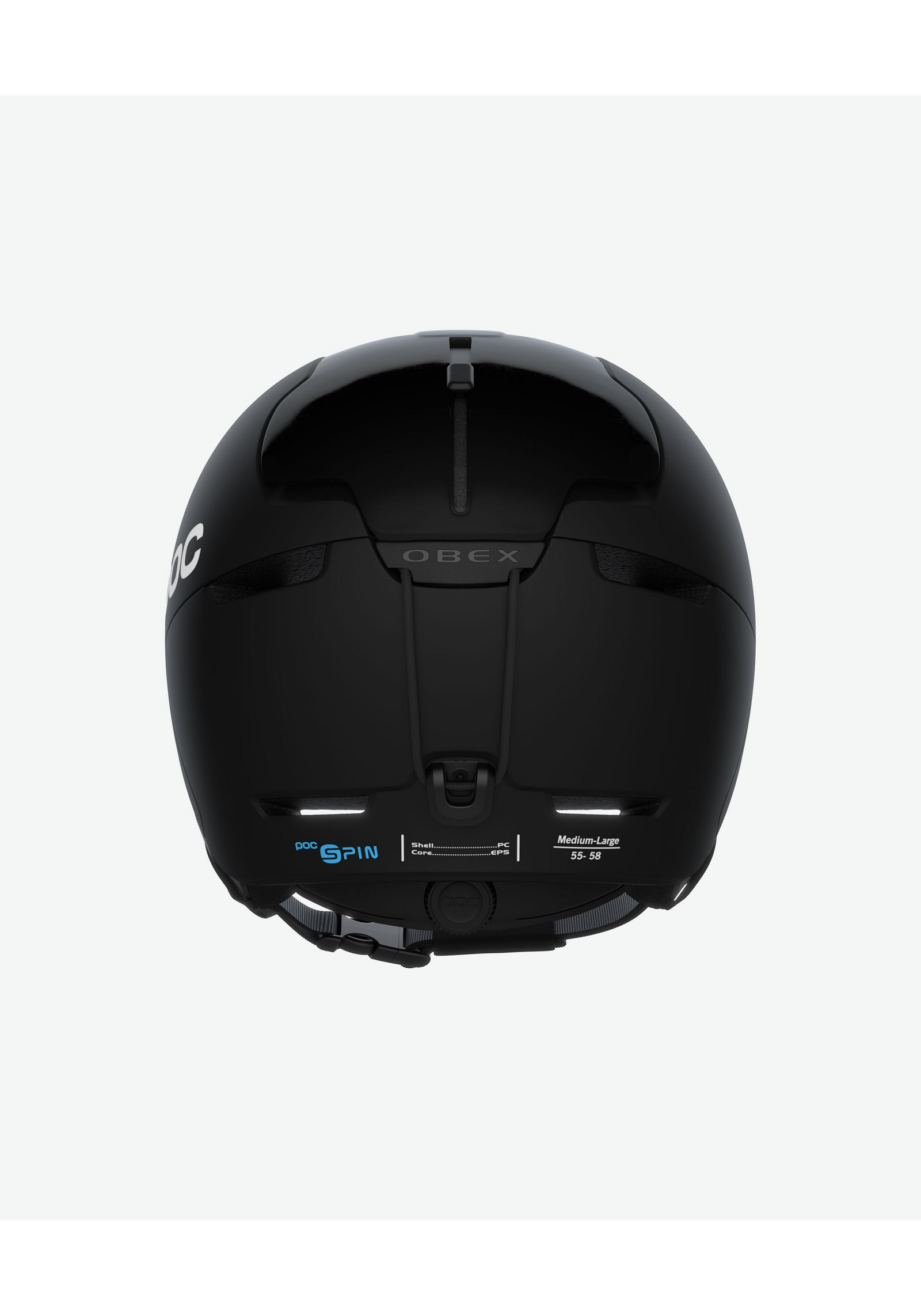 Obex SPIN Ski Helmet in Uranium Black | POC (CA)