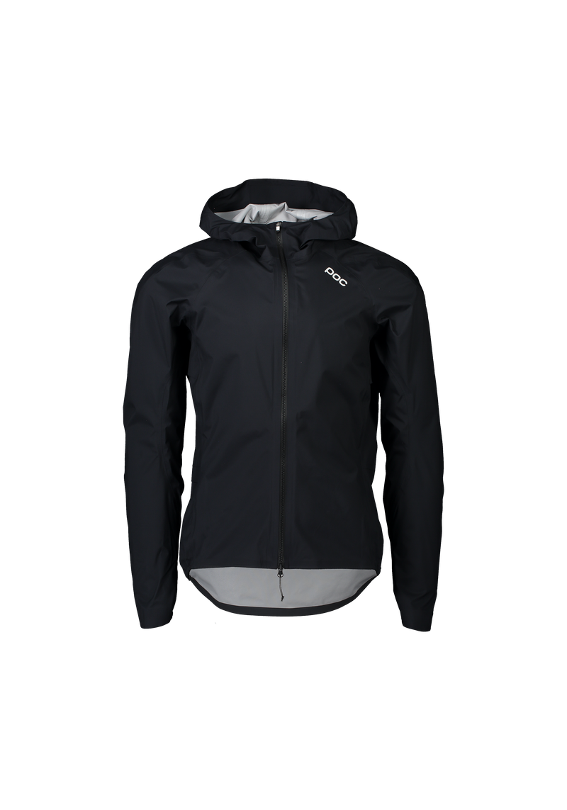 POC サイクルジャケット ブラック Medium Men's Signal All-weather Cycling Jacket in Uranium Black | Cycling