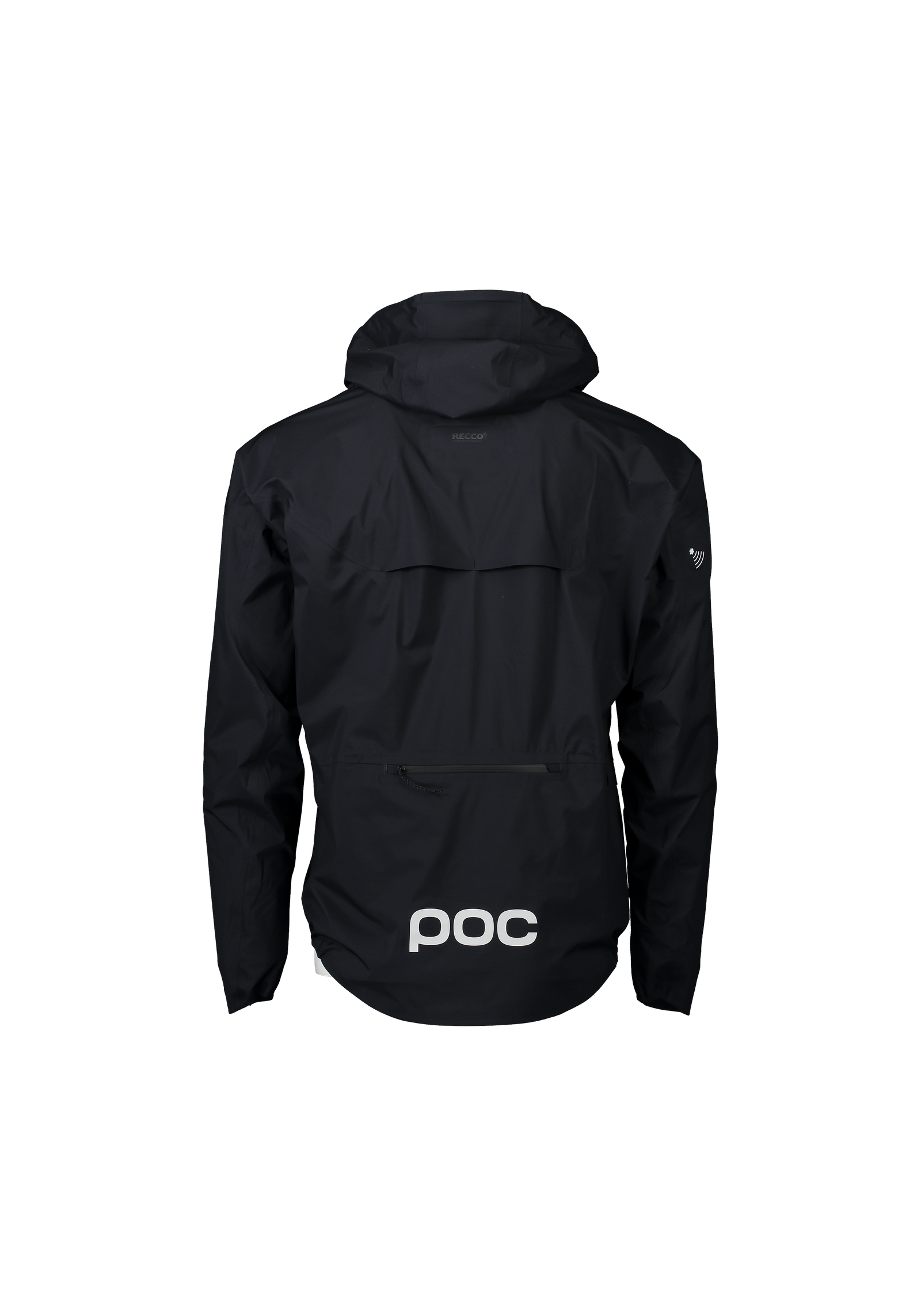 POC サイクルジャケット ブラック Medium Men's Signal All-weather Cycling Jacket in Uranium Black | Cycling