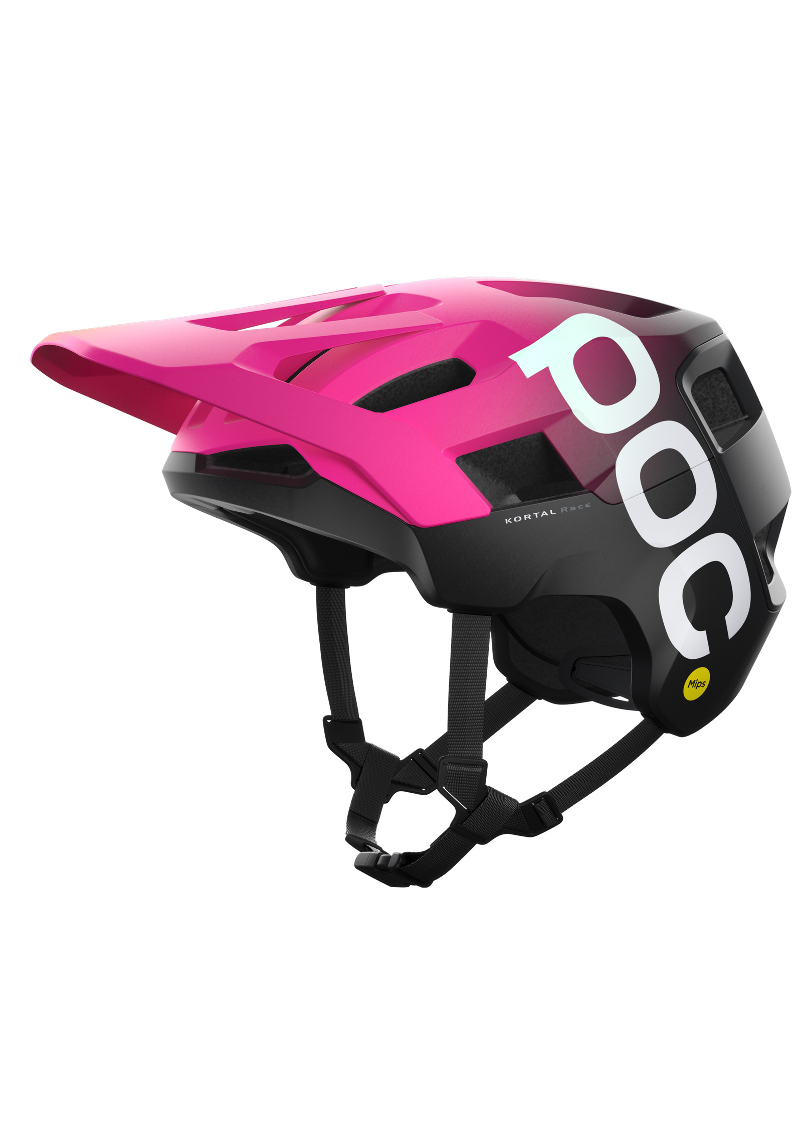 Kortal Race MIPS MTB Helmet in Fluorescent Pink/Uranium Black Matt