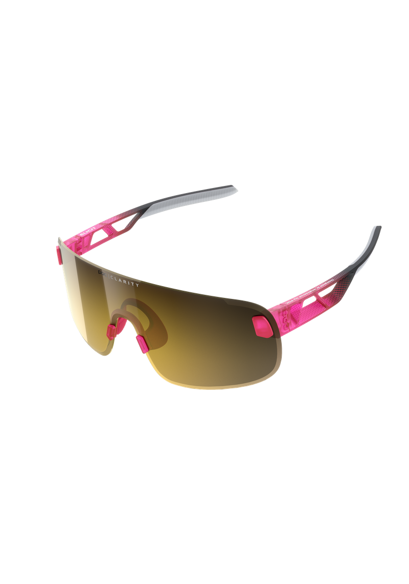 Elicit Bike Sunglasses in Fluorescent Orange Translucent | Cycling