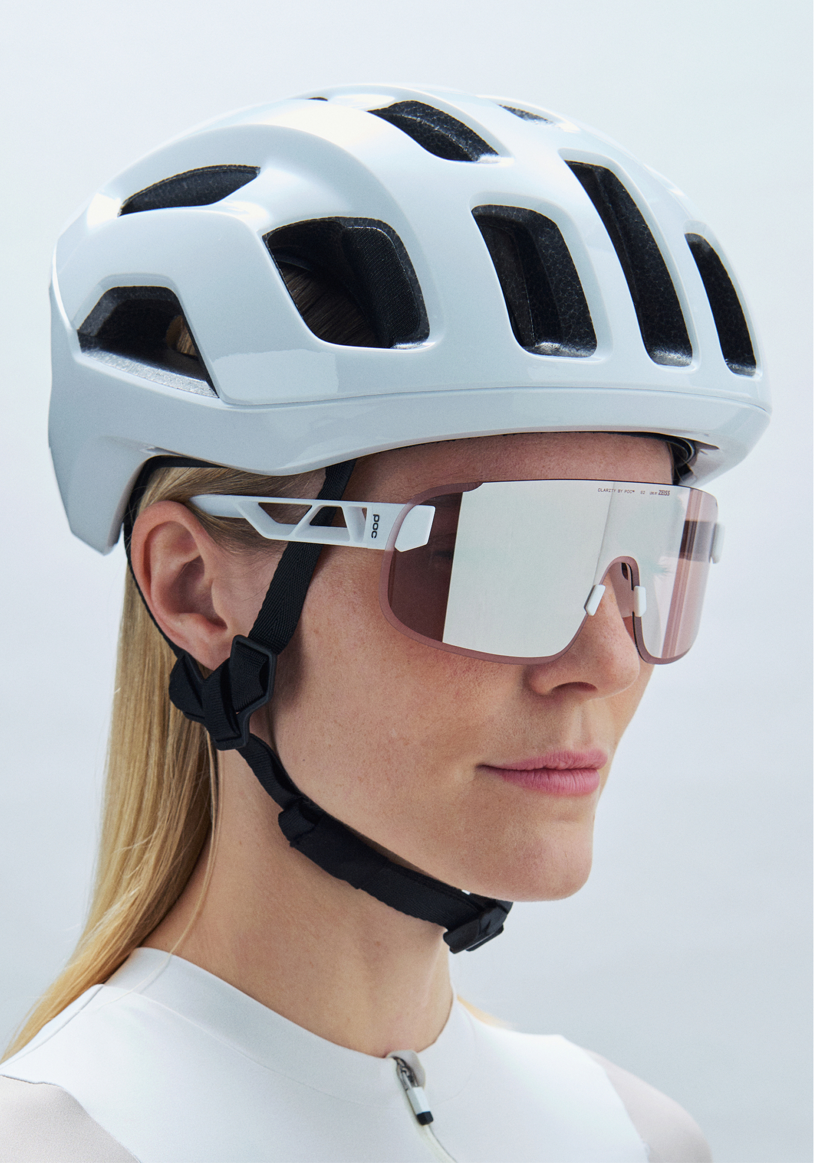 Elicit Bike Sunglasses in Hydrogen White | Cycling Eyewear | POC (PL)