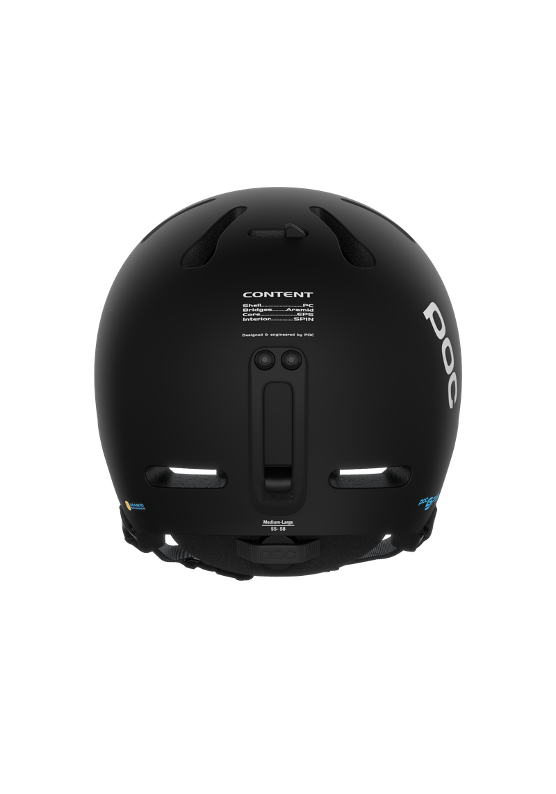 Fornix SPIN Ski Helmet に Uranium Black | POC (JP)