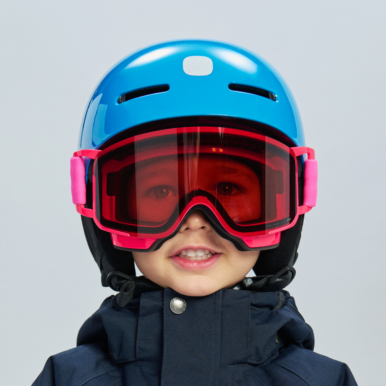 POCito Auric Cut MIPS Ski Helmet in Fluorescent Blue | POC