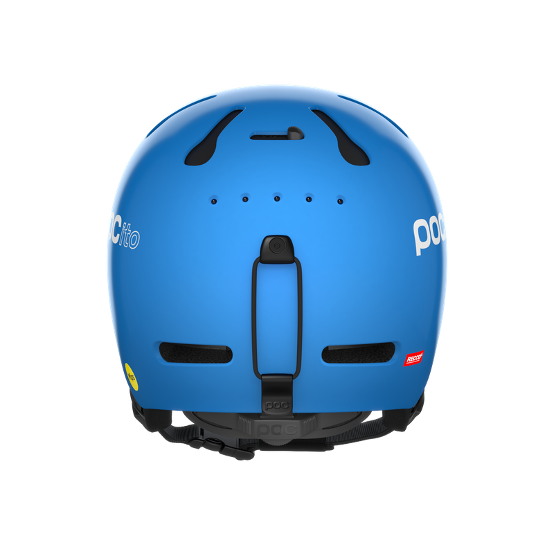 POCito Auric Cut MIPS Ski Helmet in Fluorescent Blue | POC