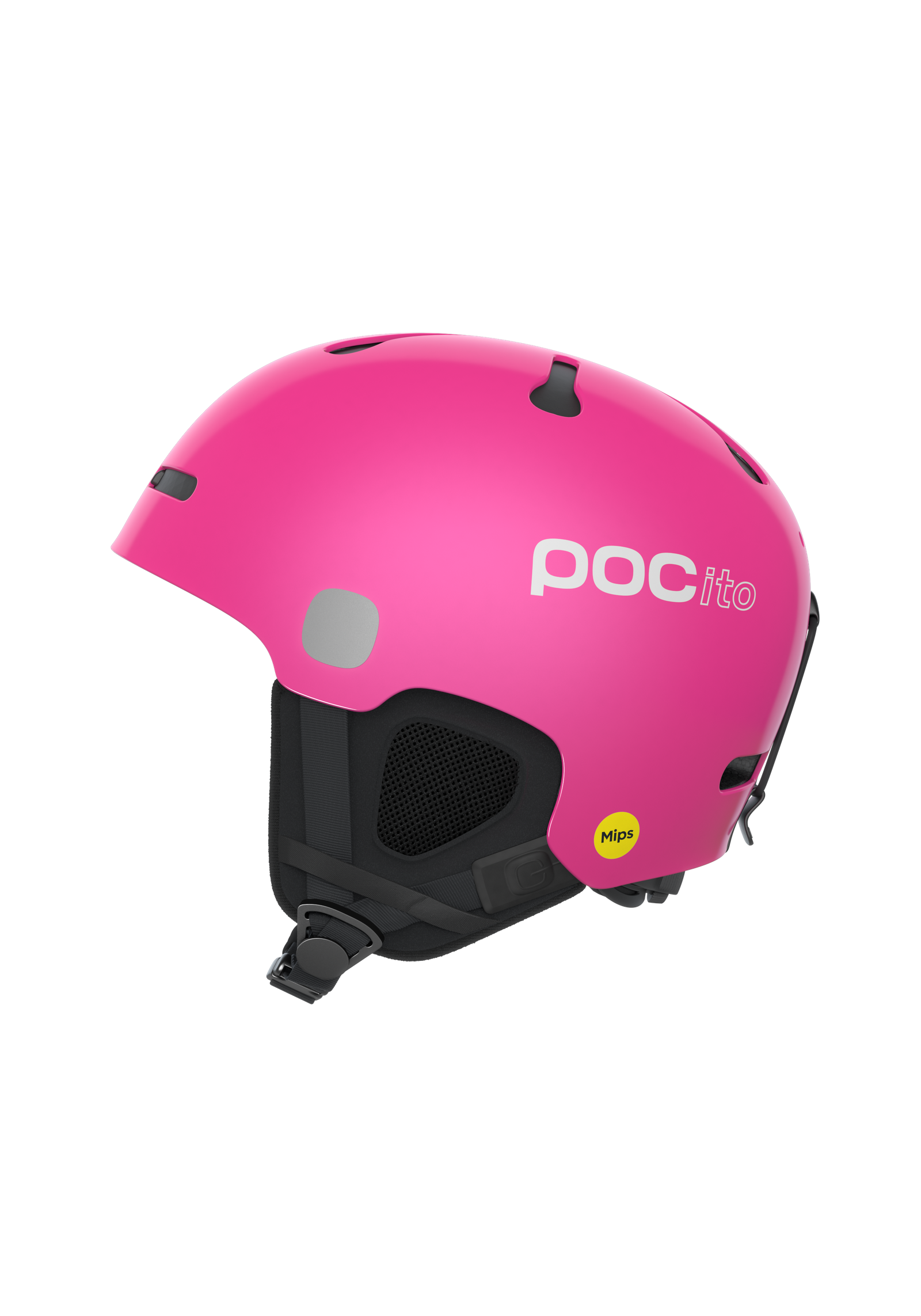 POCito Auric Cut MIPS Ski Helmet in Fluorescent Pink | POC (CA)