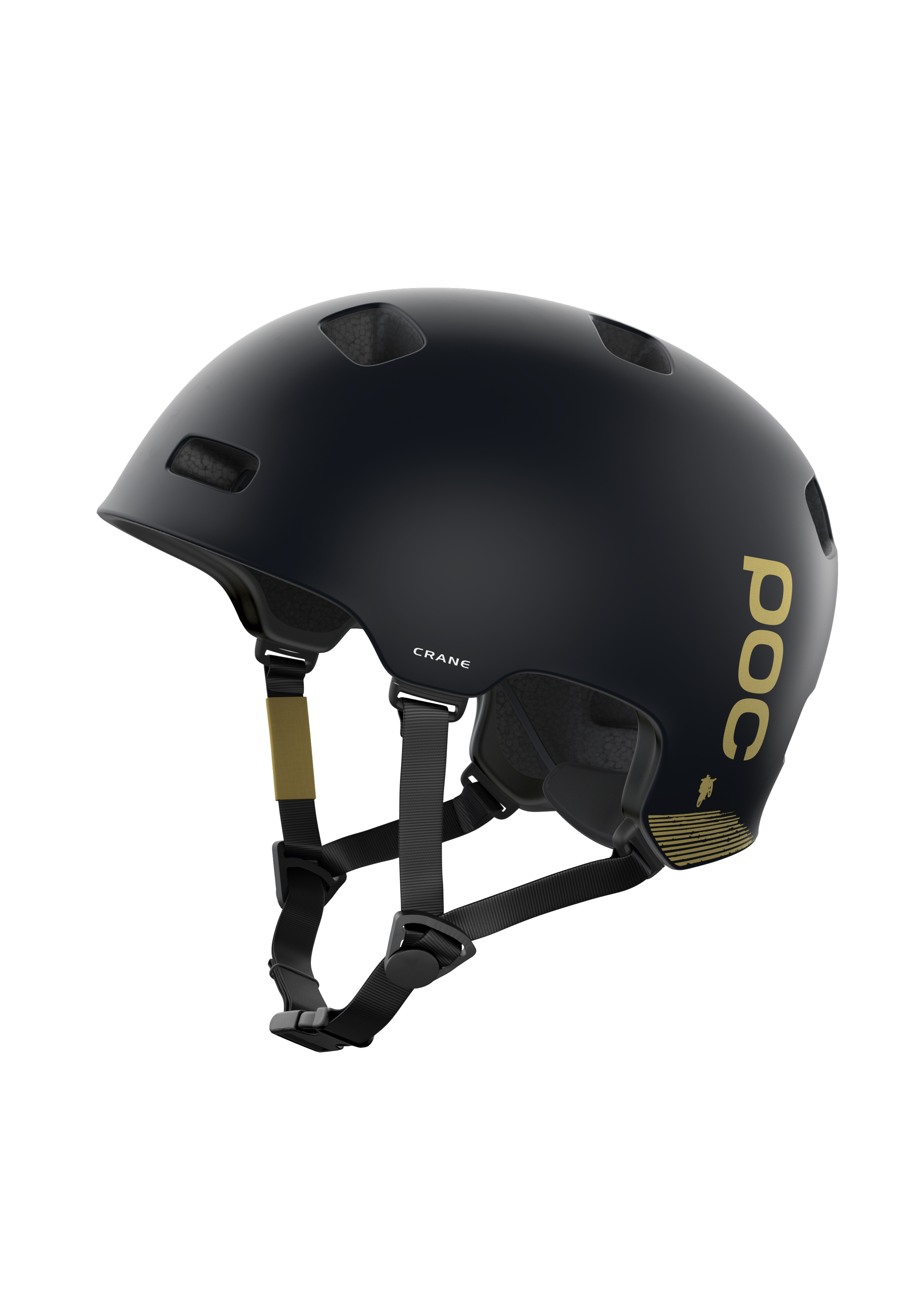 スキー・スノーボードアクセサリー POC CRANE MIPS FABIO ED. Crane MIPS Fabio Ed. in Uranium Black Matt/Gold | POC (US)